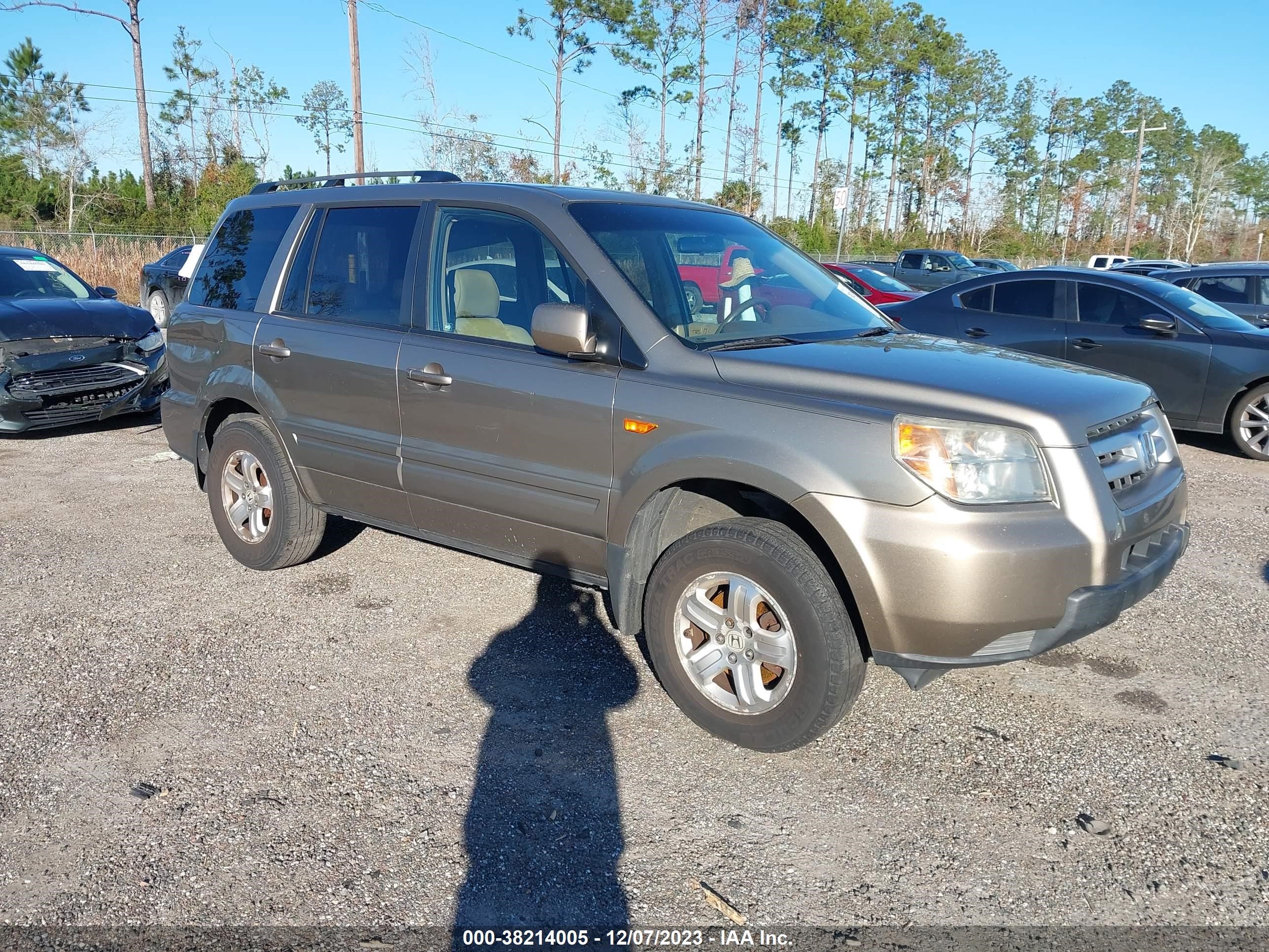 HONDA PILOT 2008 5fnyf28218b011363