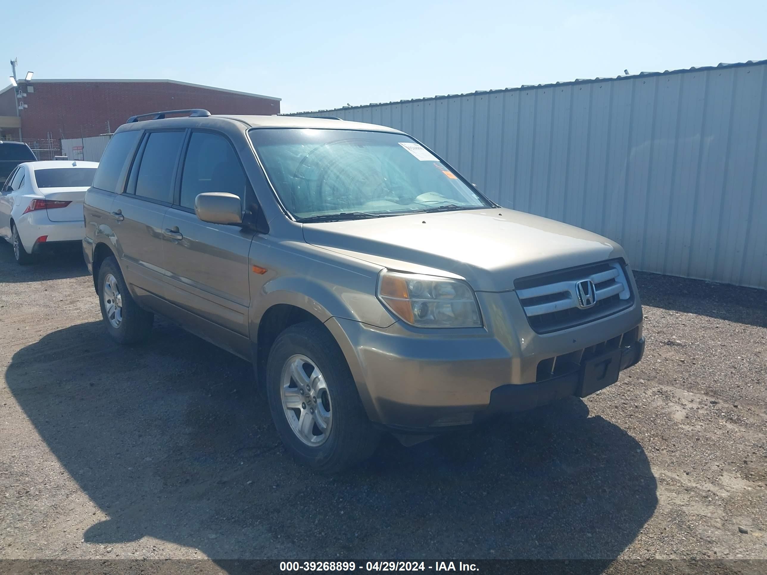 HONDA PILOT 2008 5fnyf28238b004480