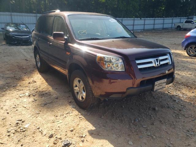 HONDA PILOT VP 2008 5fnyf282x8b029327