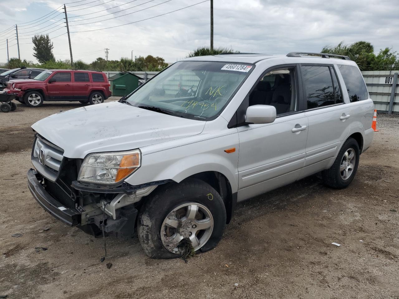 HONDA PILOT 2008 5fnyf28308b013615