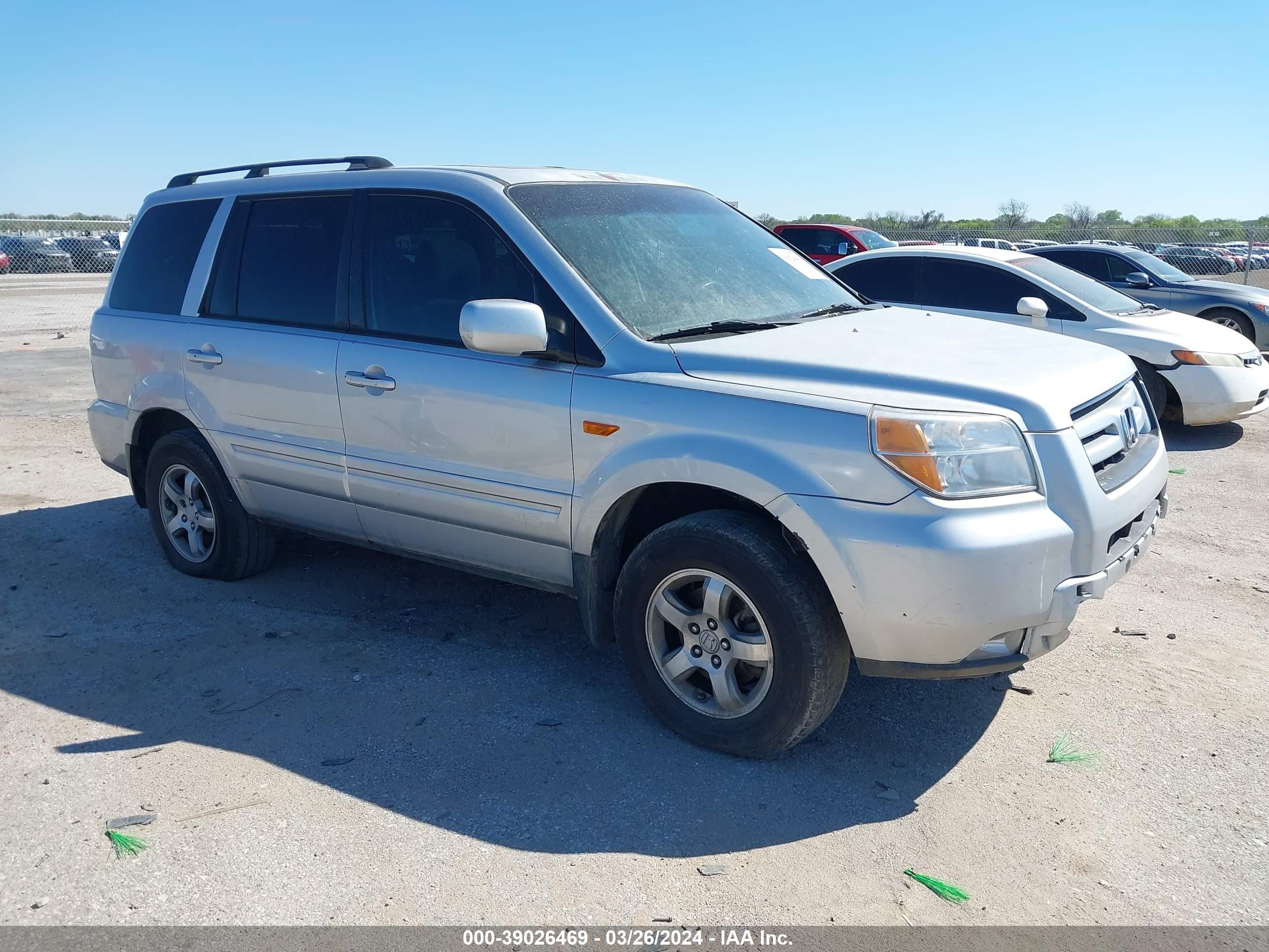 HONDA PILOT 2008 5fnyf28338b020297