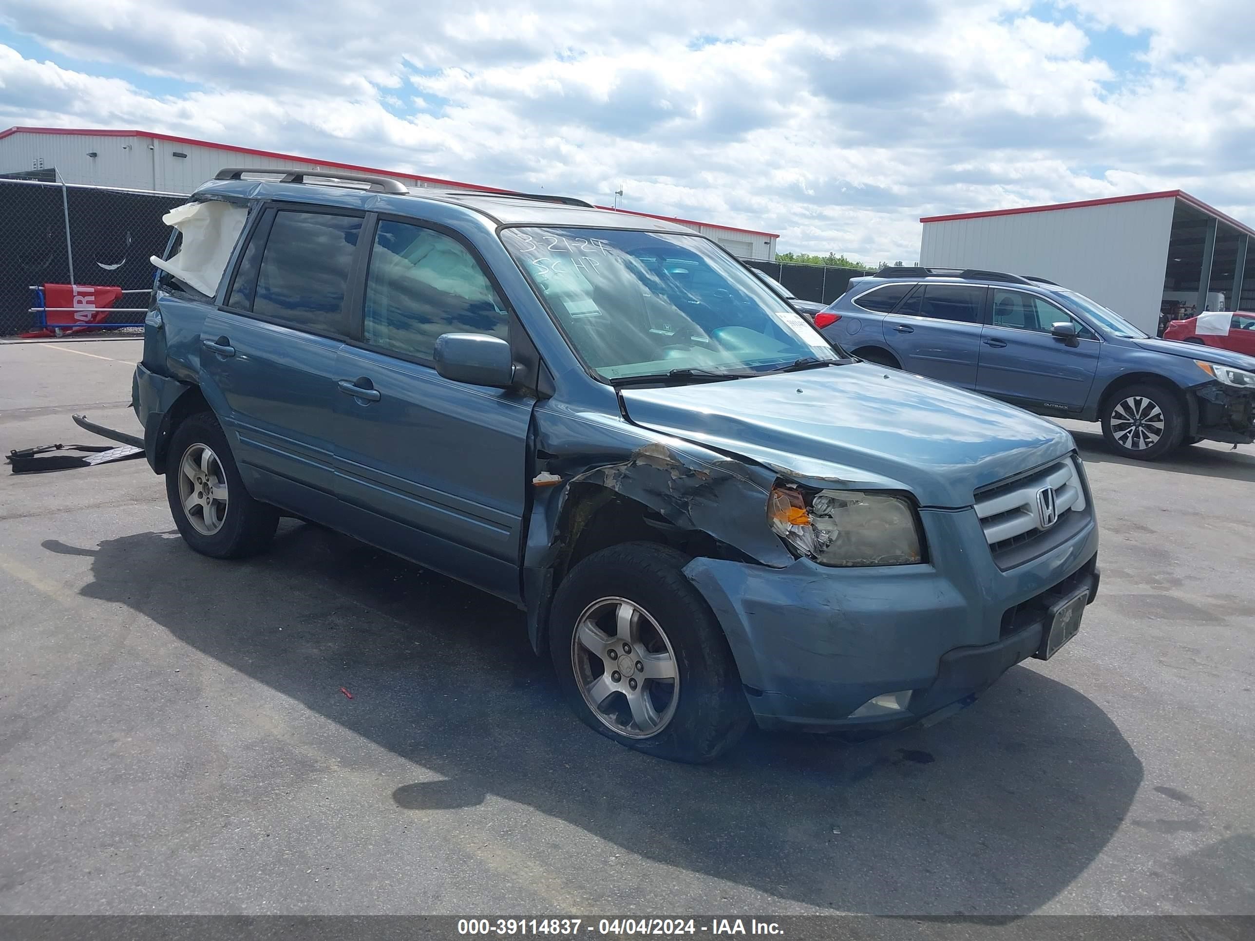 HONDA PILOT 2008 5fnyf28378b008055