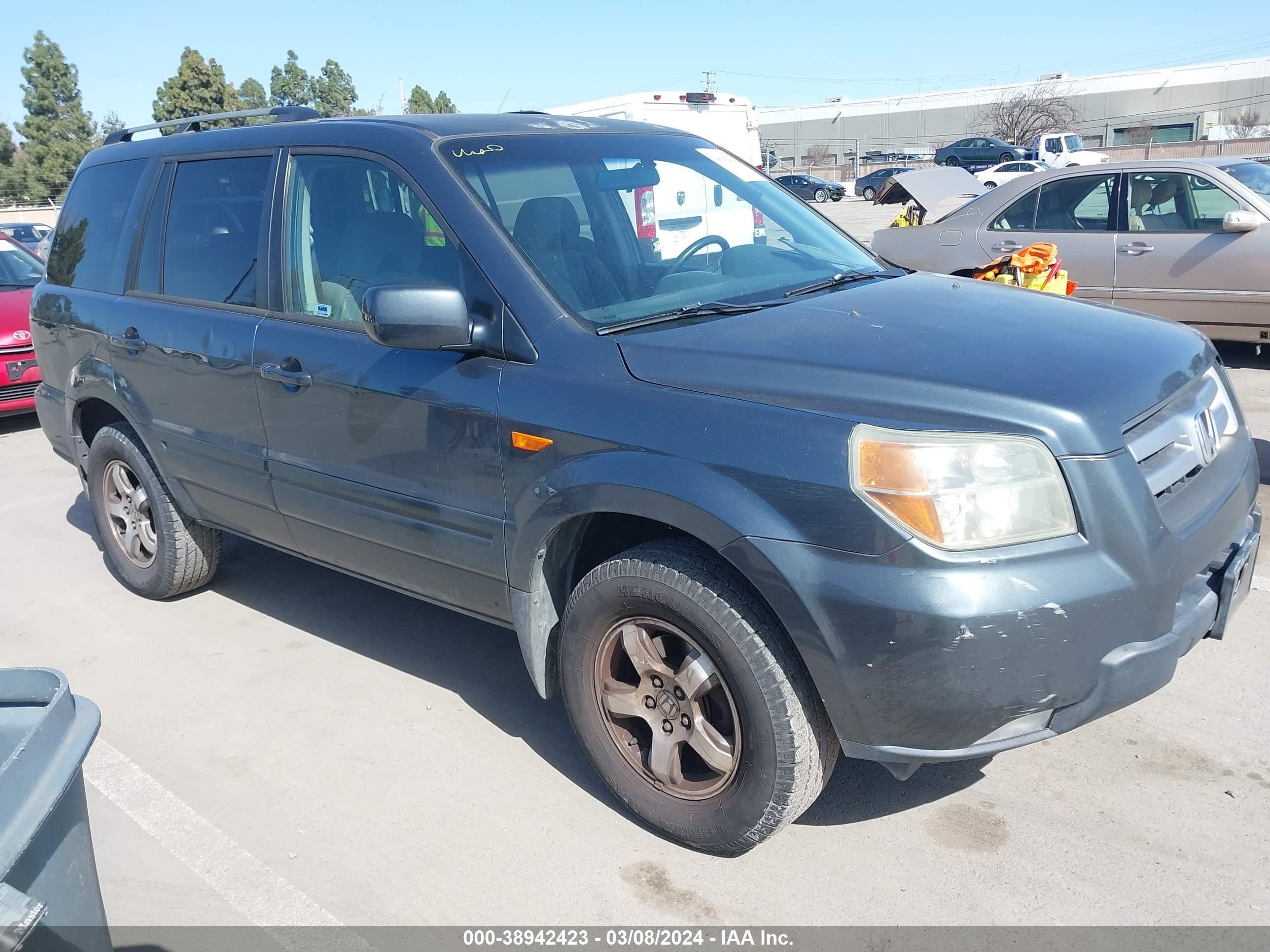 HONDA PILOT 2006 5fnyf28406b025365