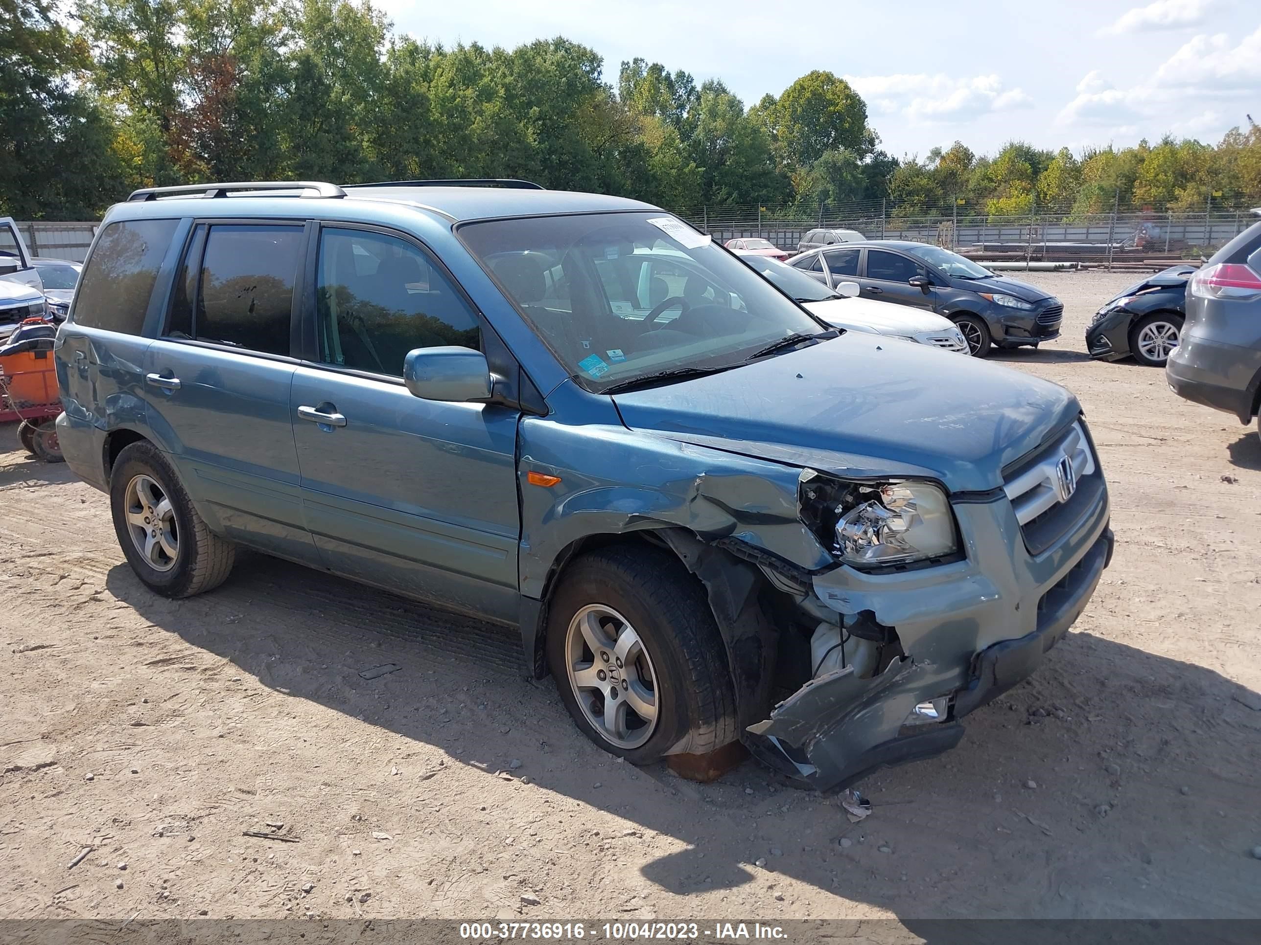 HONDA PILOT 2006 5fnyf28416b006405