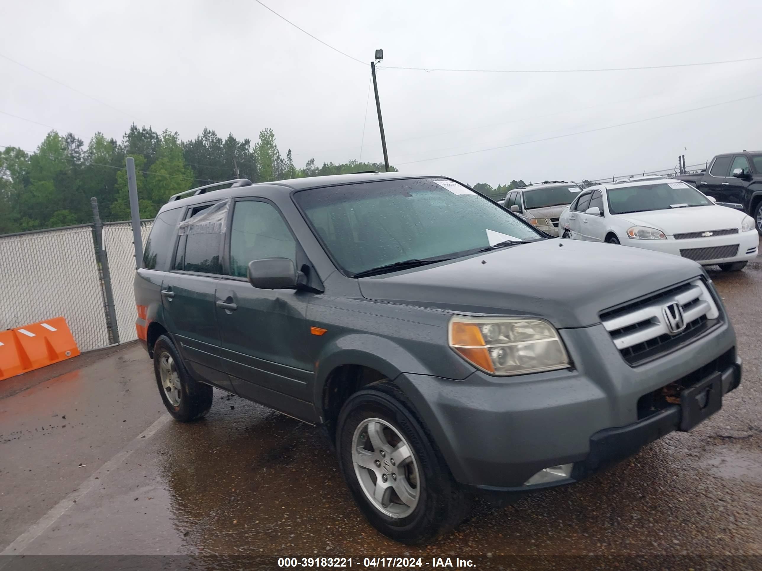 HONDA PILOT 2007 5fnyf284178027949