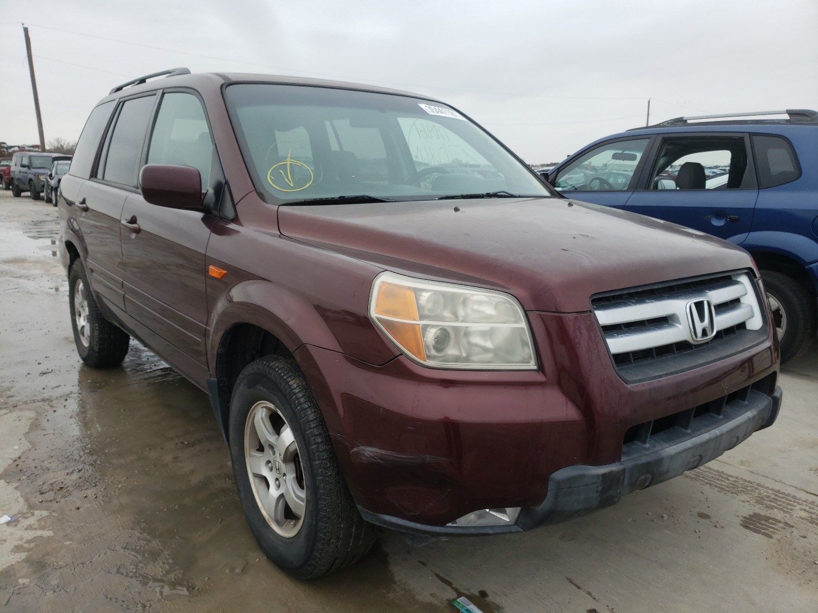 HONDA PILOT EX 2007 5fnyf28417b042919