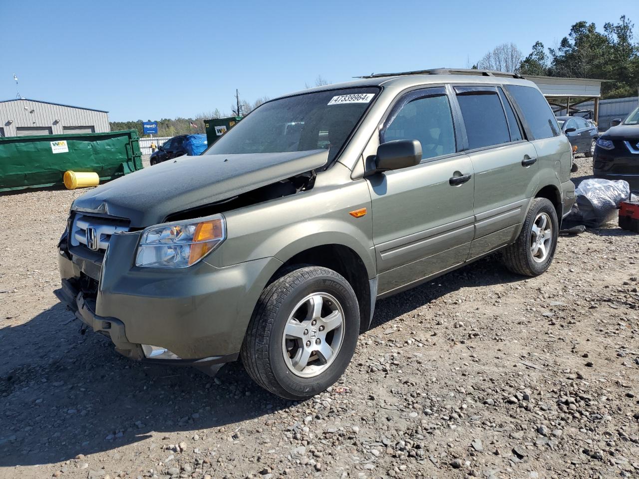 HONDA PILOT 2007 5fnyf28427b004373