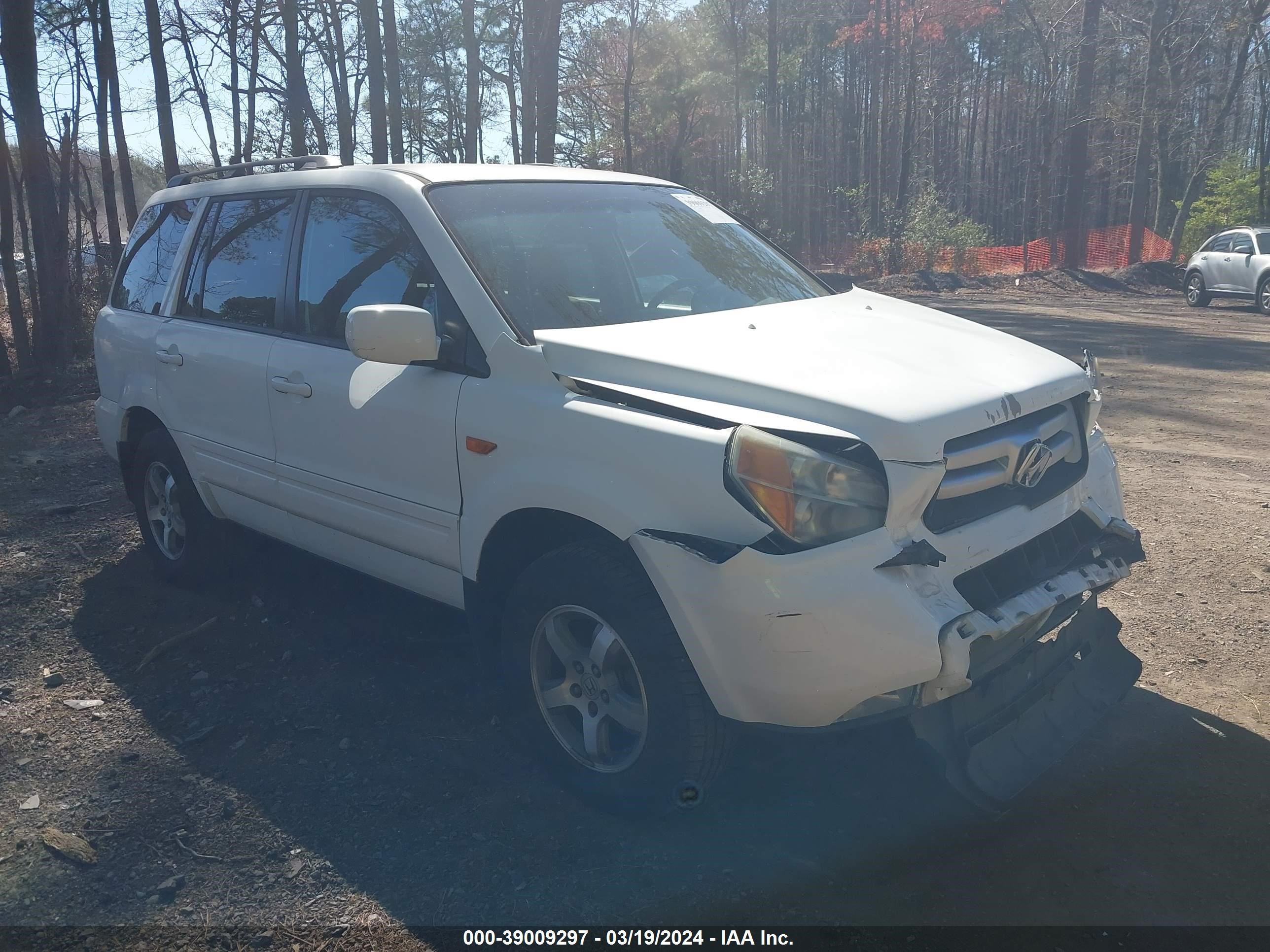 HONDA PILOT 2007 5fnyf28447b005444