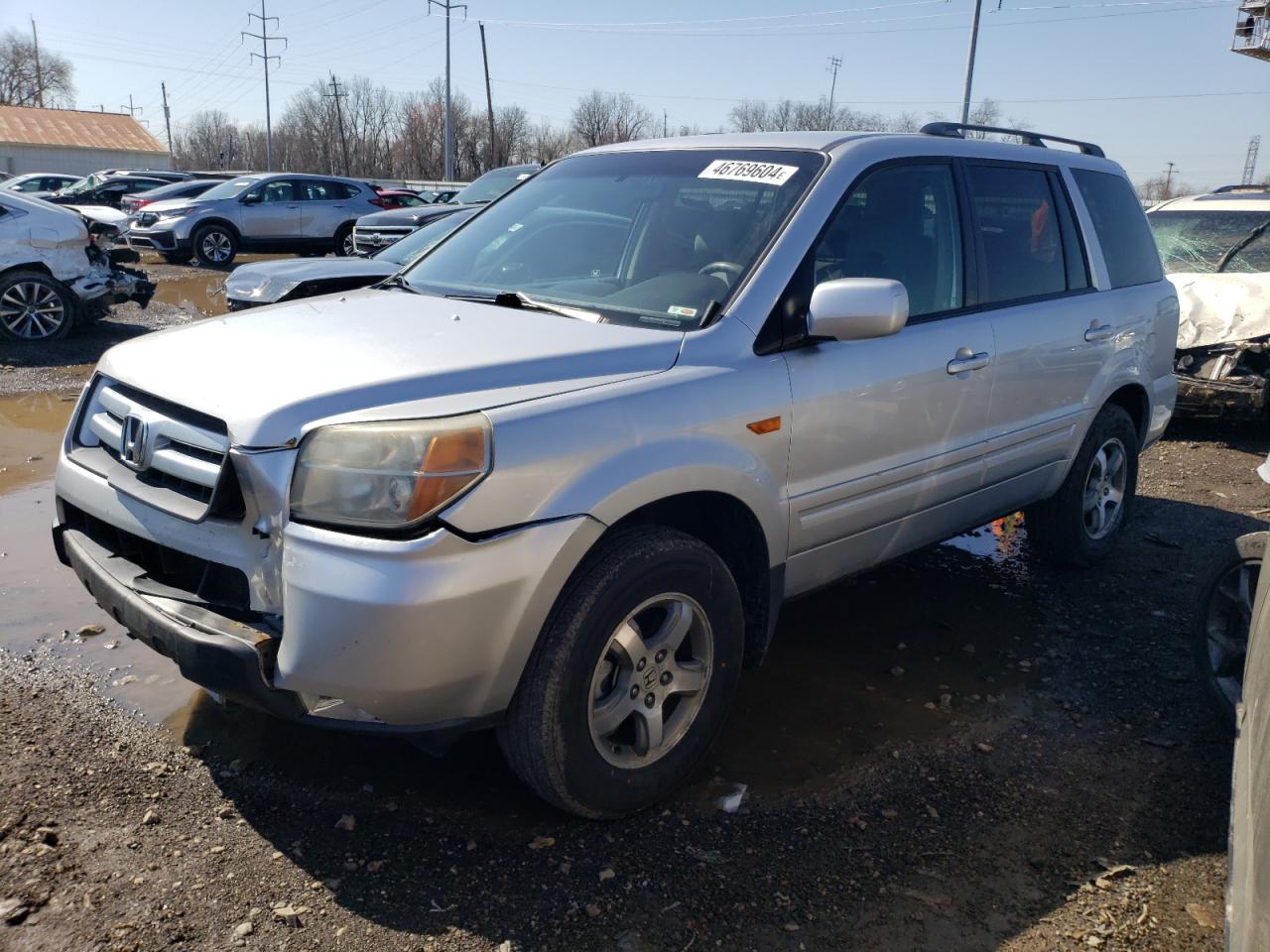 HONDA PILOT 2007 5fnyf28457b025699