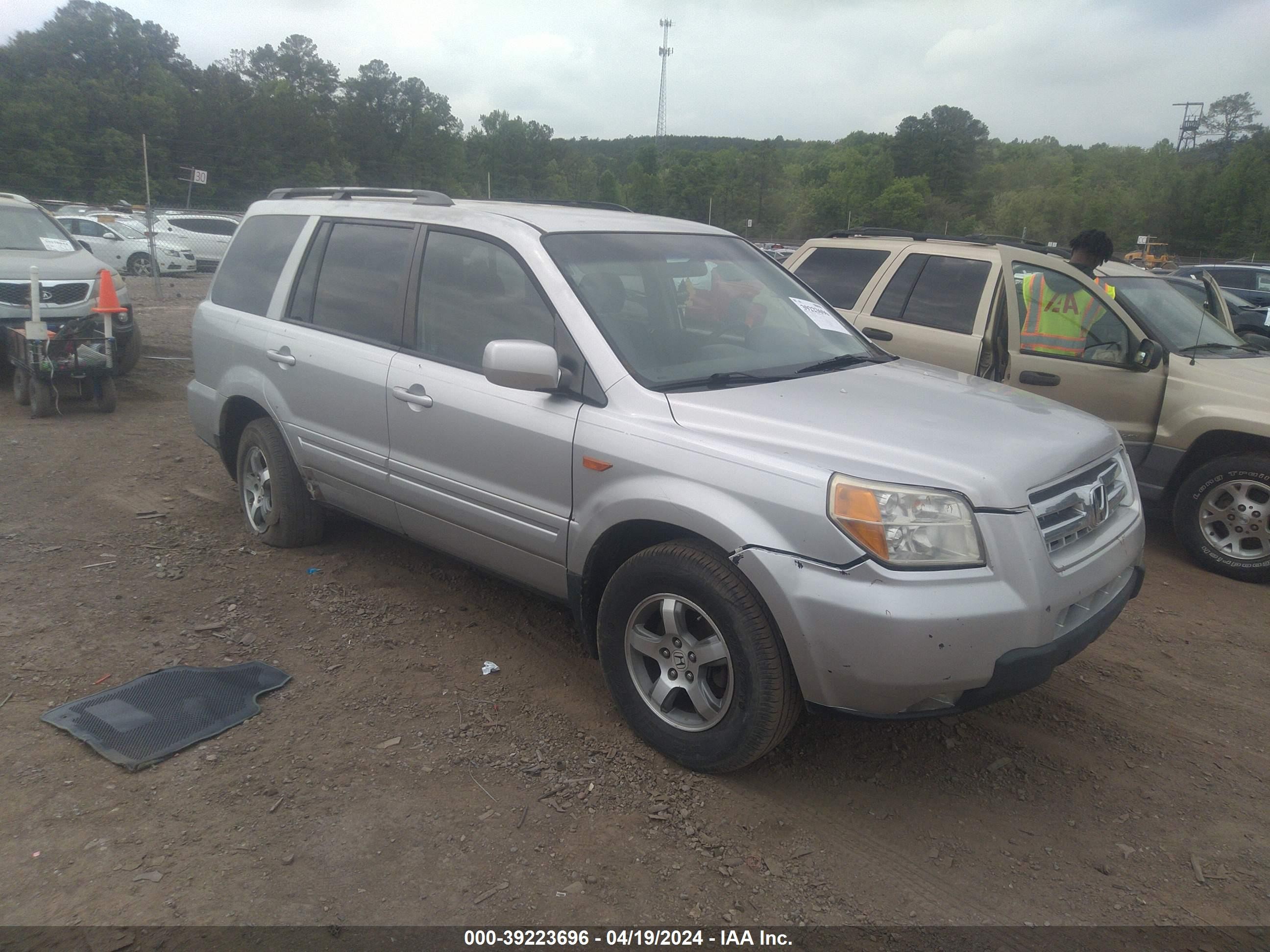 HONDA PILOT 2007 5fnyf28497b004287