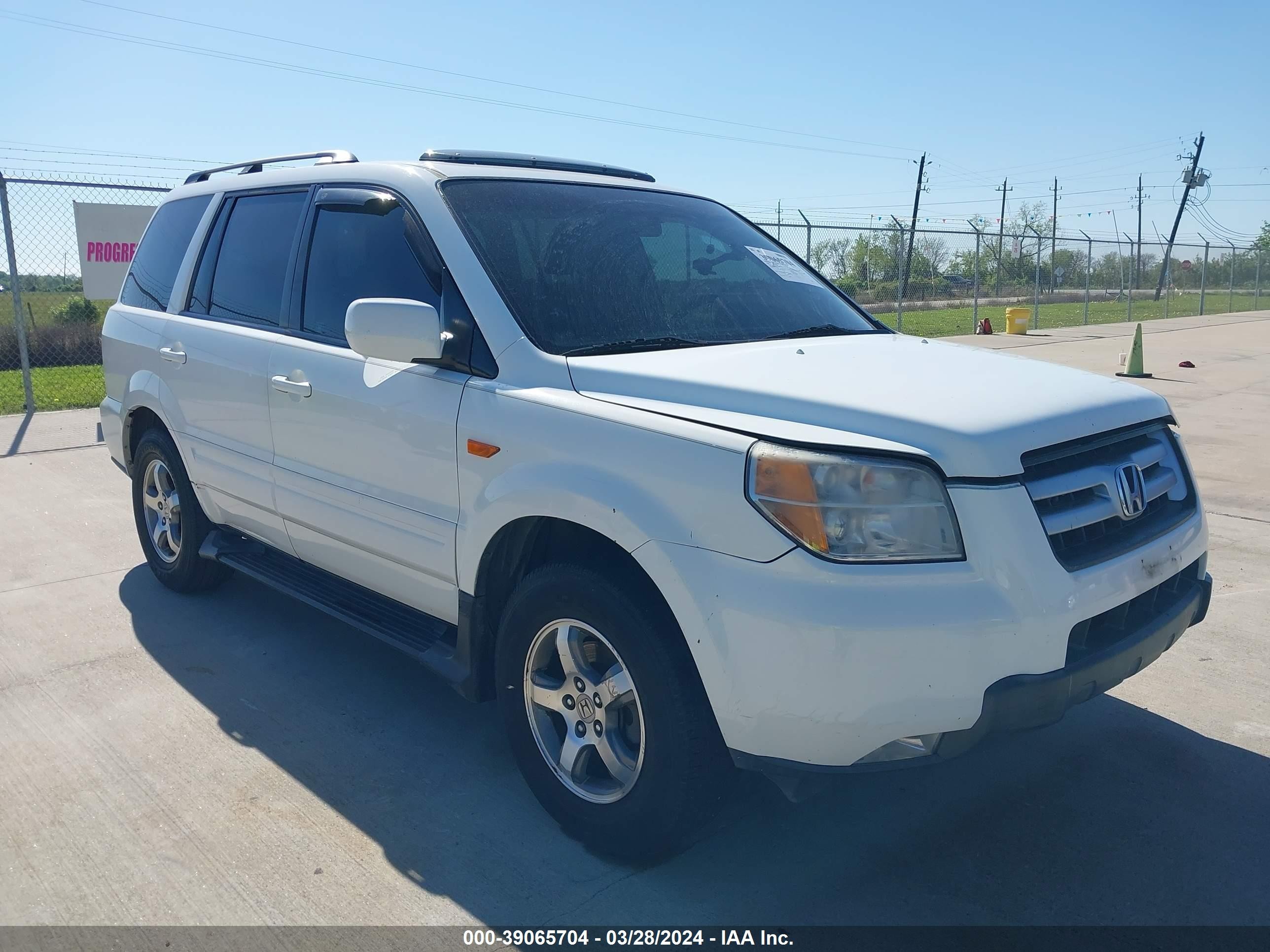 HONDA PILOT 2006 5fnyf28506b033653