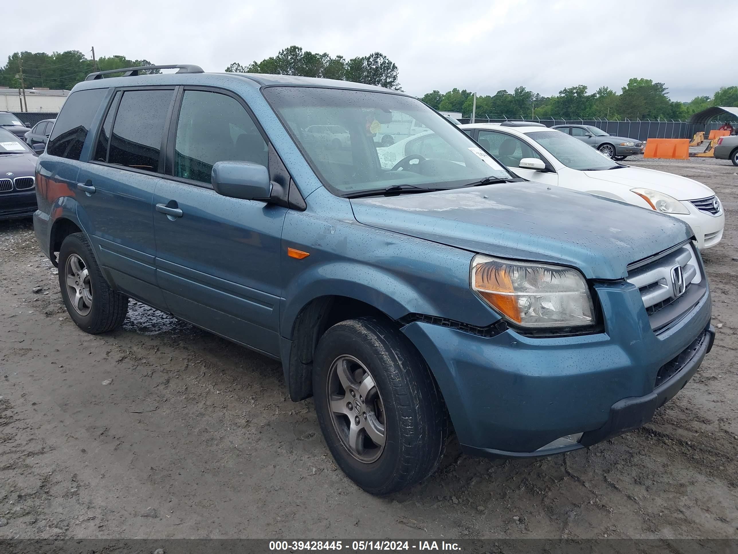 HONDA PILOT 2007 5fnyf28507b000752