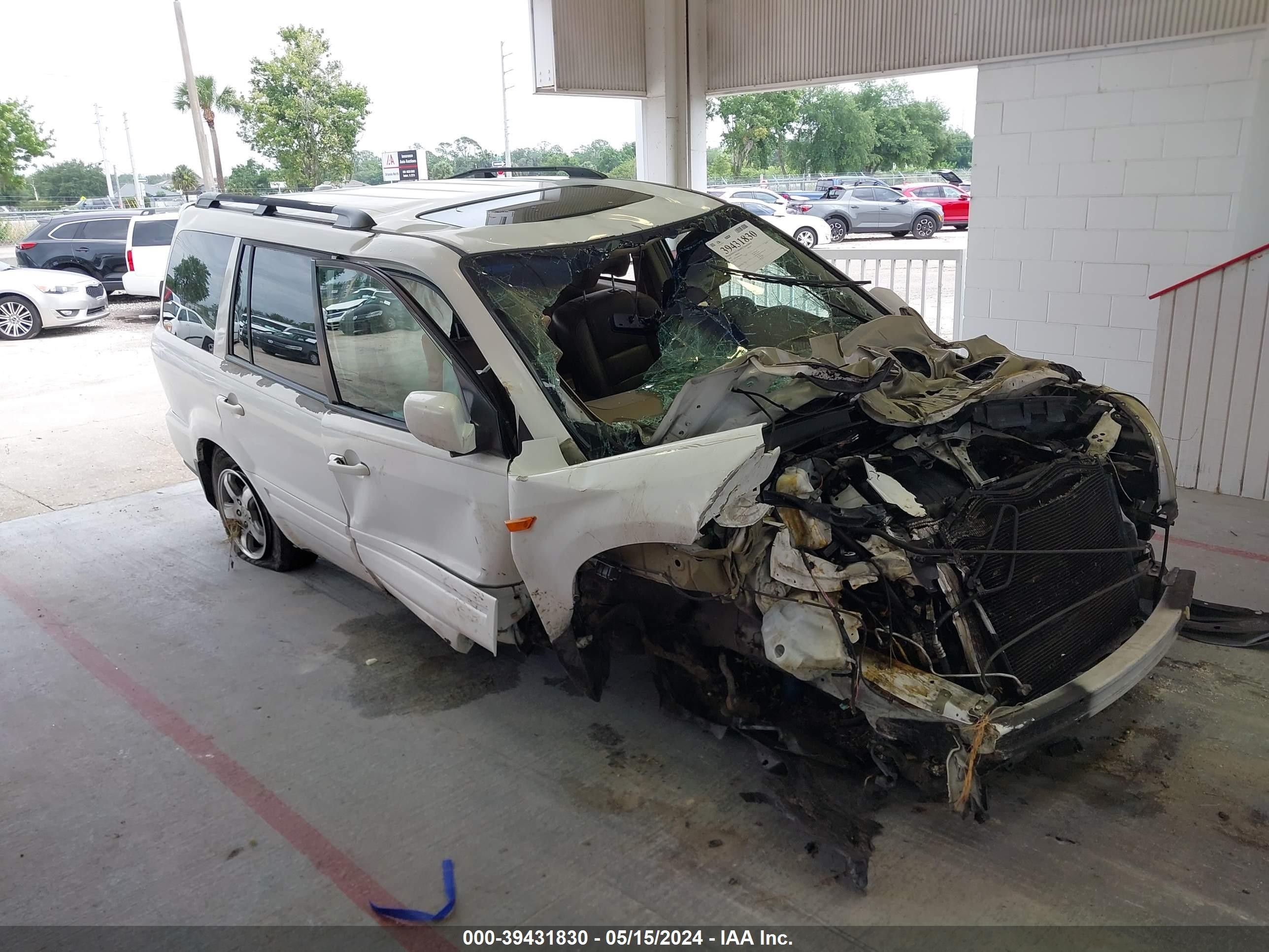 HONDA PILOT 2008 5fnyf28508b026401