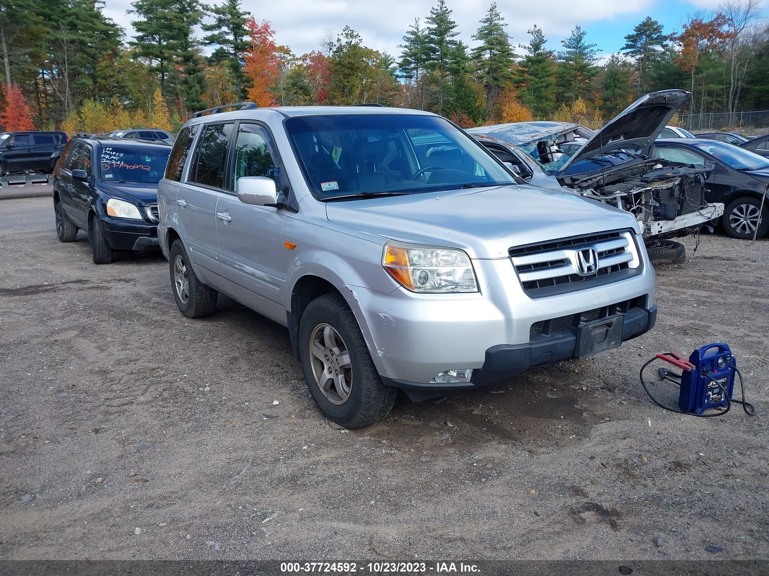 HONDA PILOT 2007 5fnyf28517b024896