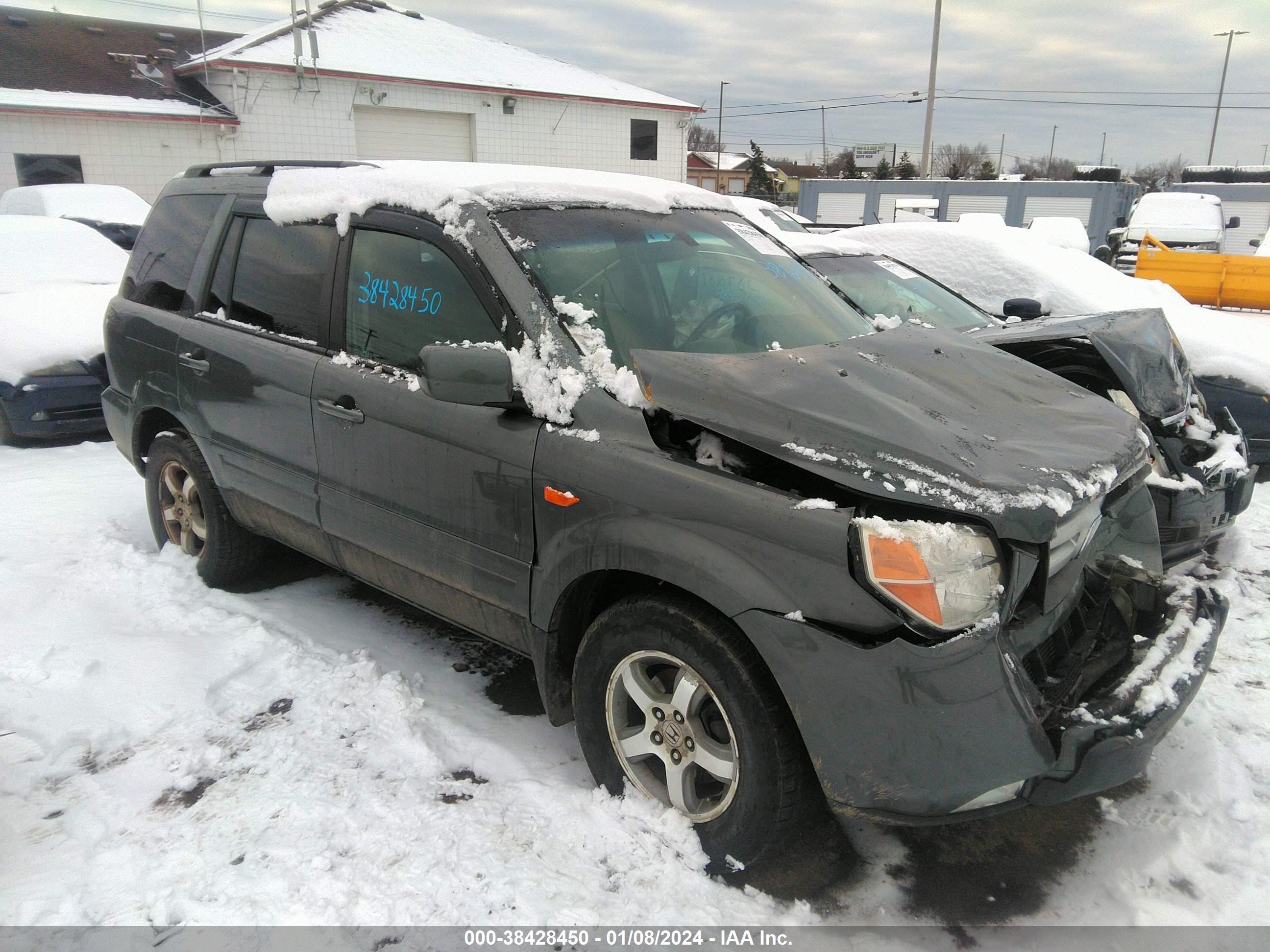 HONDA PILOT 2007 5fnyf28517b033274