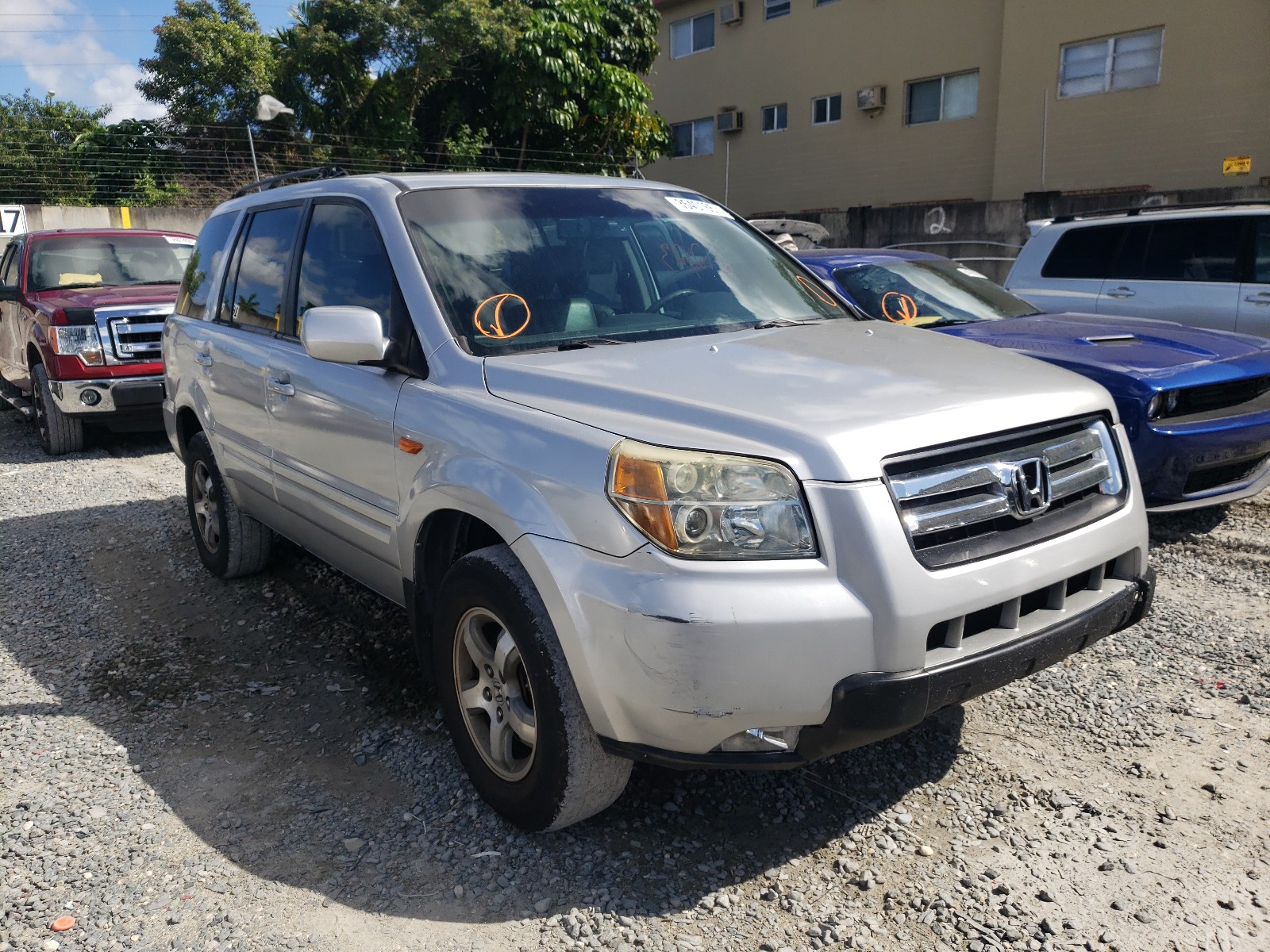 HONDA PILOT EX 2006 5fnyf28526b010858