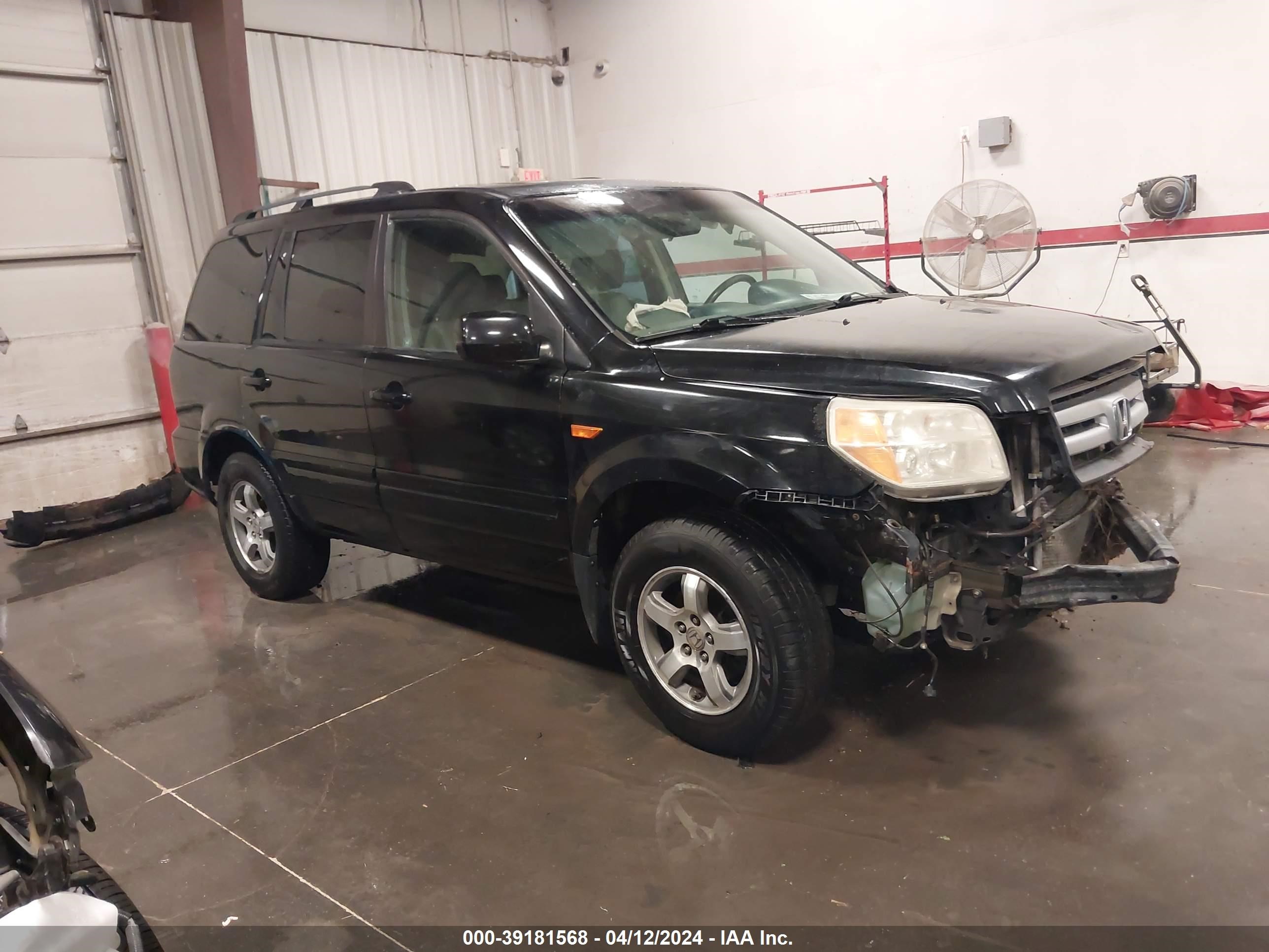 HONDA PILOT 2007 5fnyf28537b025144