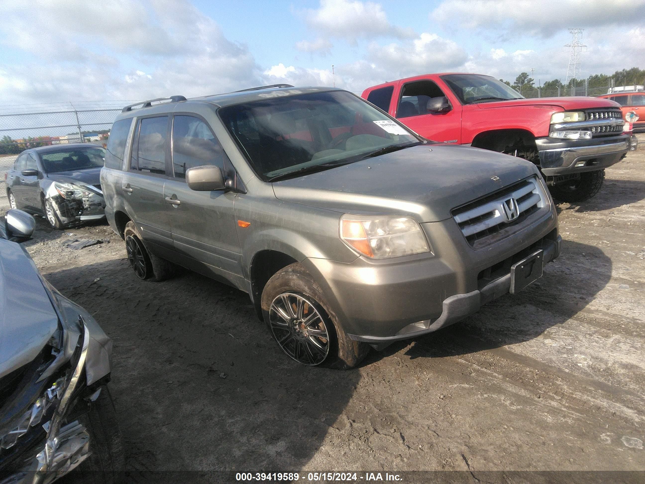 HONDA PILOT 2008 5fnyf28558b014308