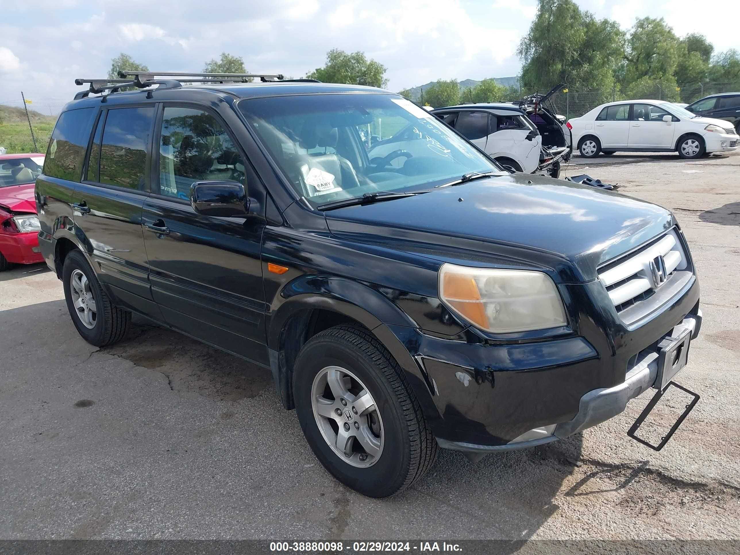 HONDA PILOT 2008 5fnyf28558b021128