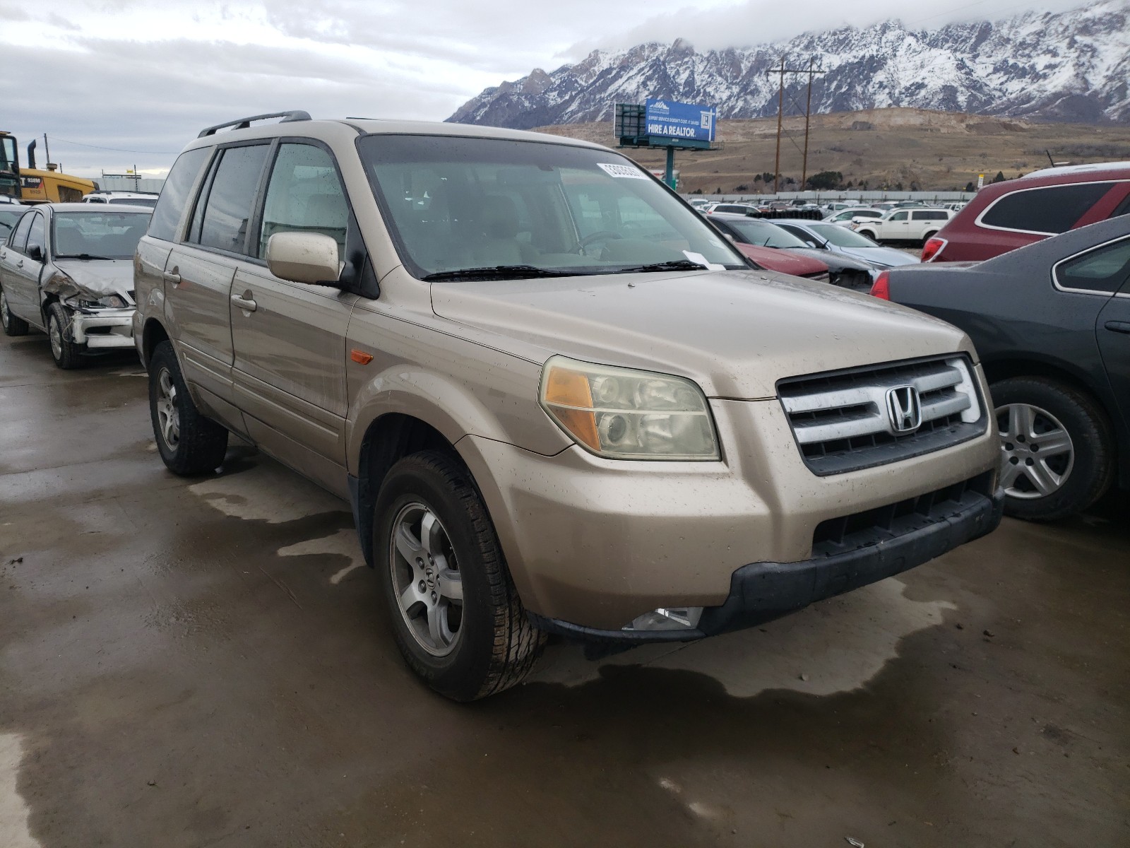 HONDA PILOT EX 2006 5fnyf28566b007381