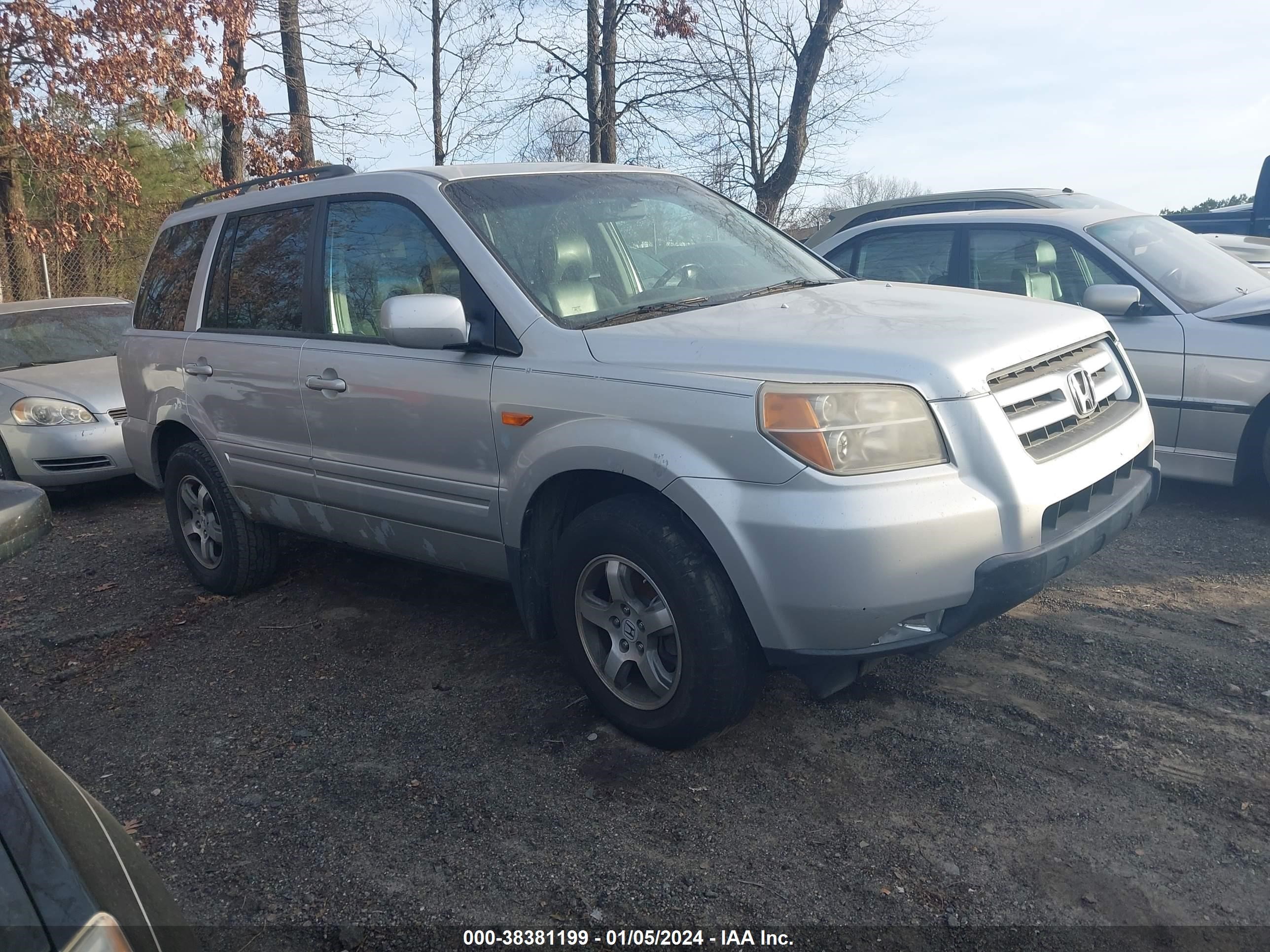 HONDA PILOT 2007 5fnyf28567b033075