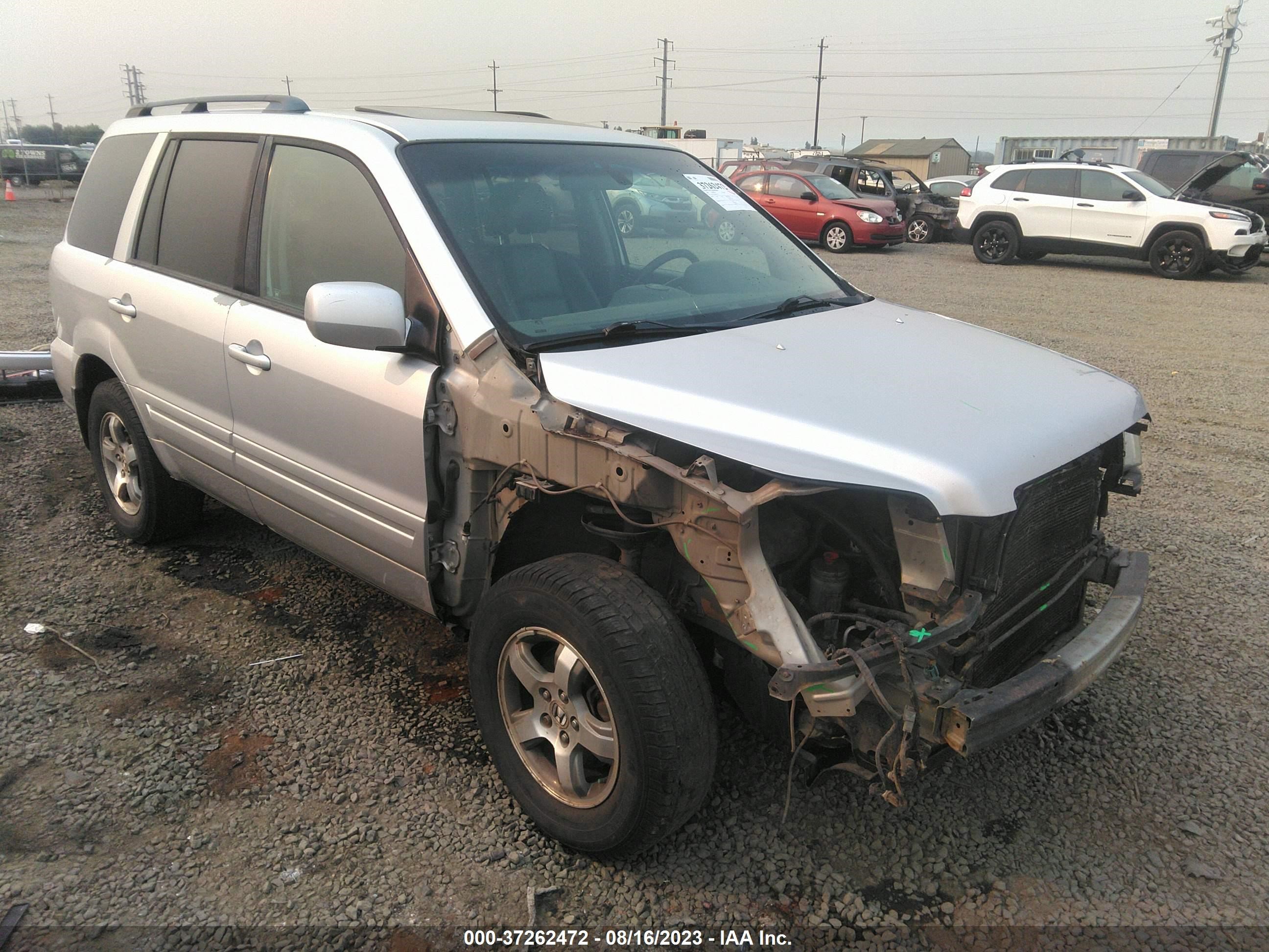 HONDA PILOT 2006 5fnyf28576b017322