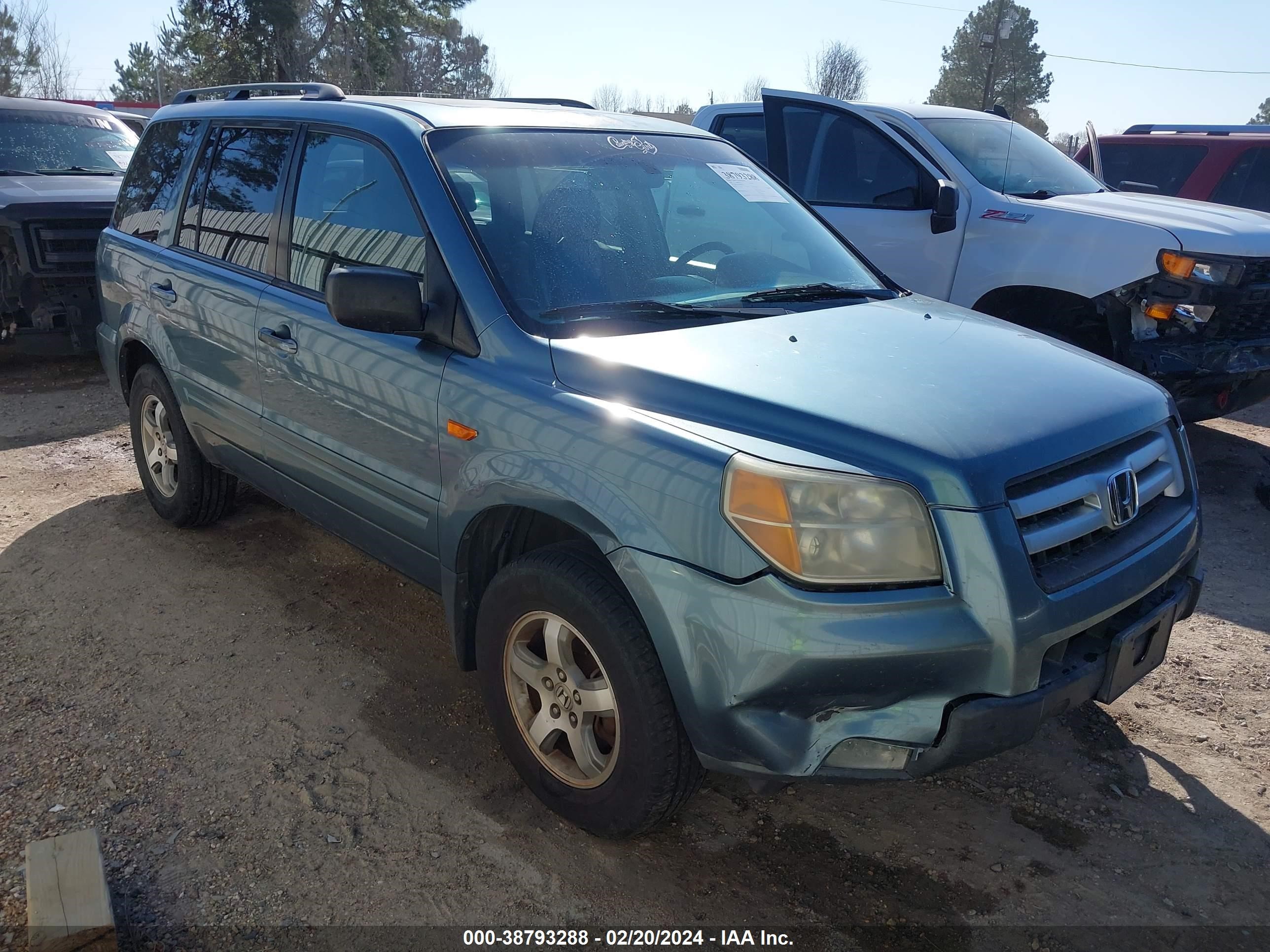 HONDA PILOT 2006 5fnyf28576b045332