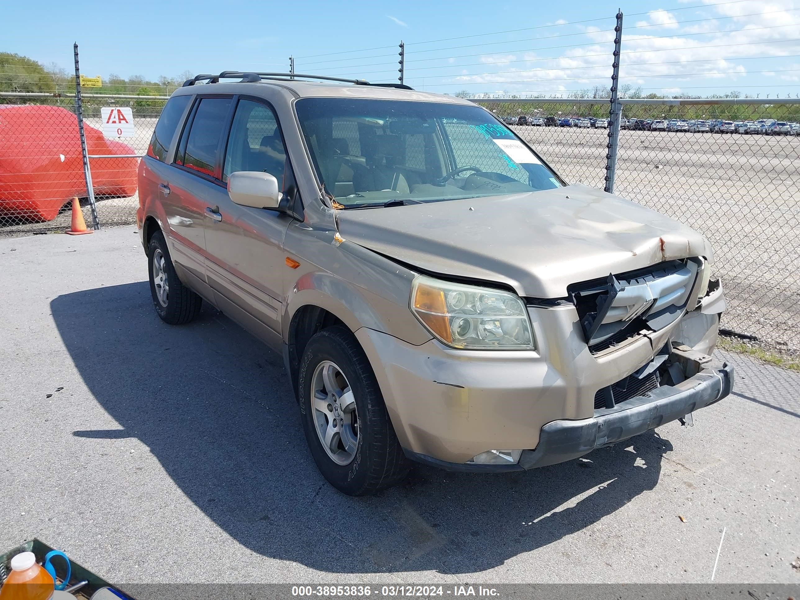 HONDA PILOT 2006 5fnyf28586b011951