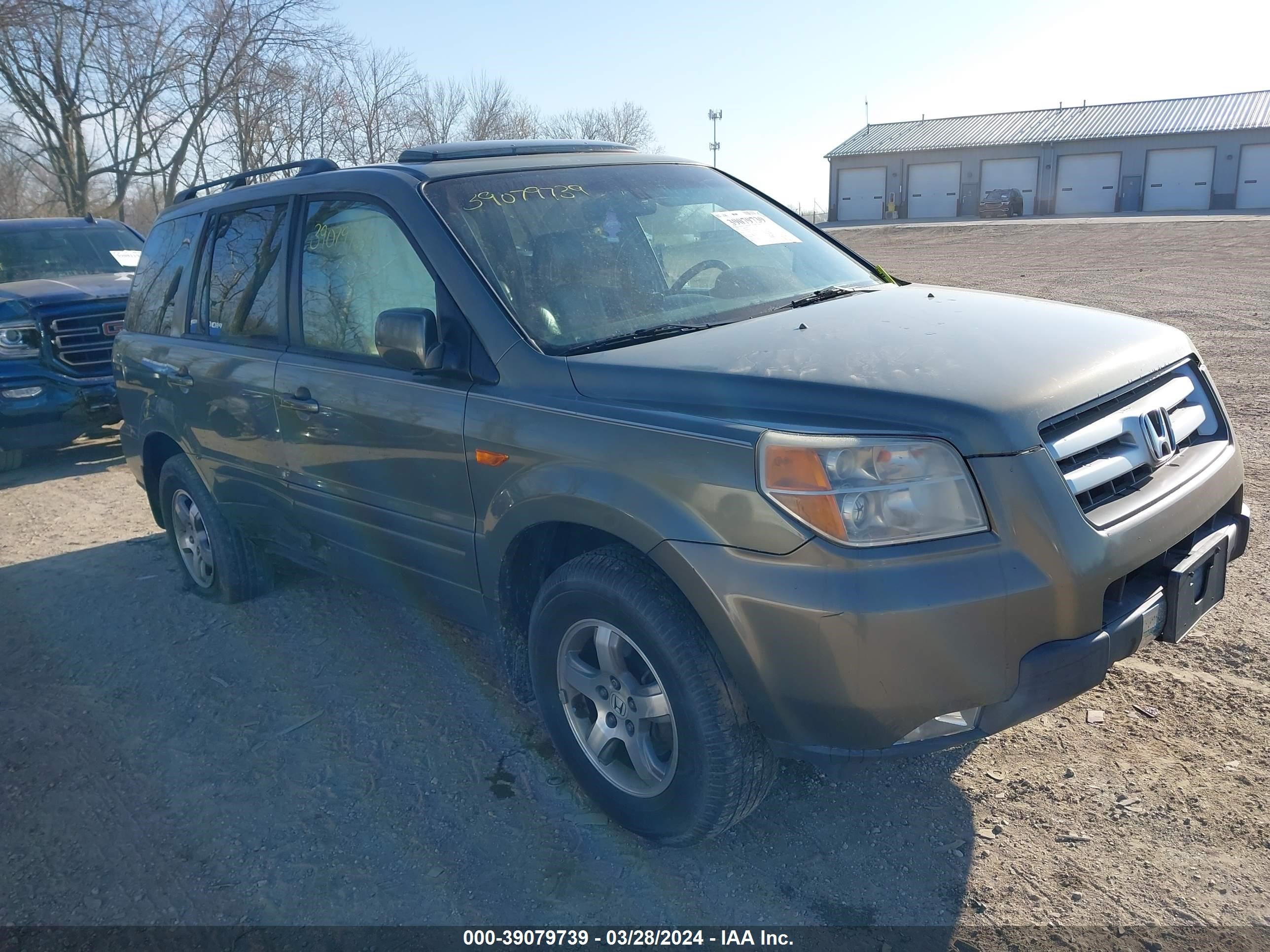 HONDA PILOT 2008 5fnyf28588b010415