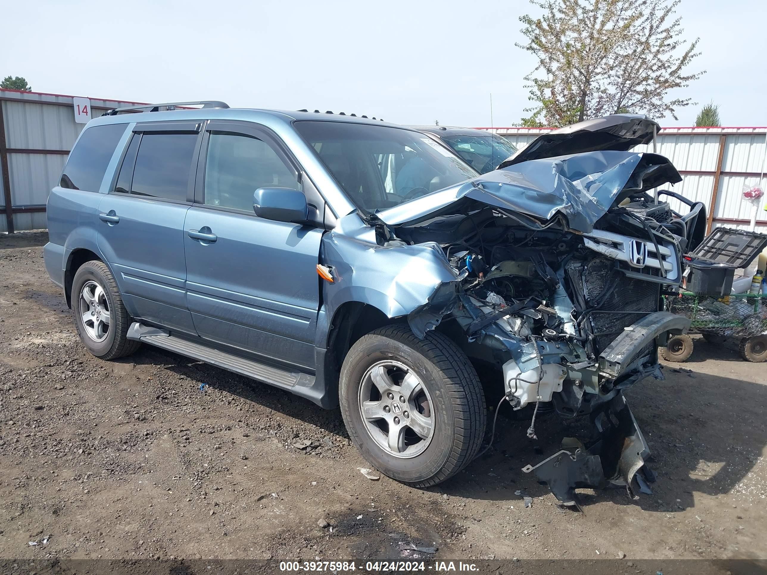 HONDA PILOT 2006 5fnyf28596b007861