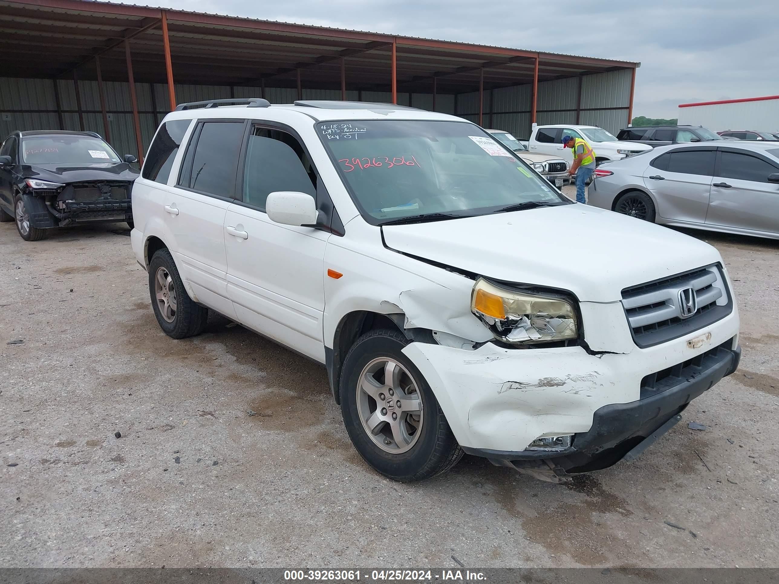 HONDA PILOT 2006 5fnyf28596b011232