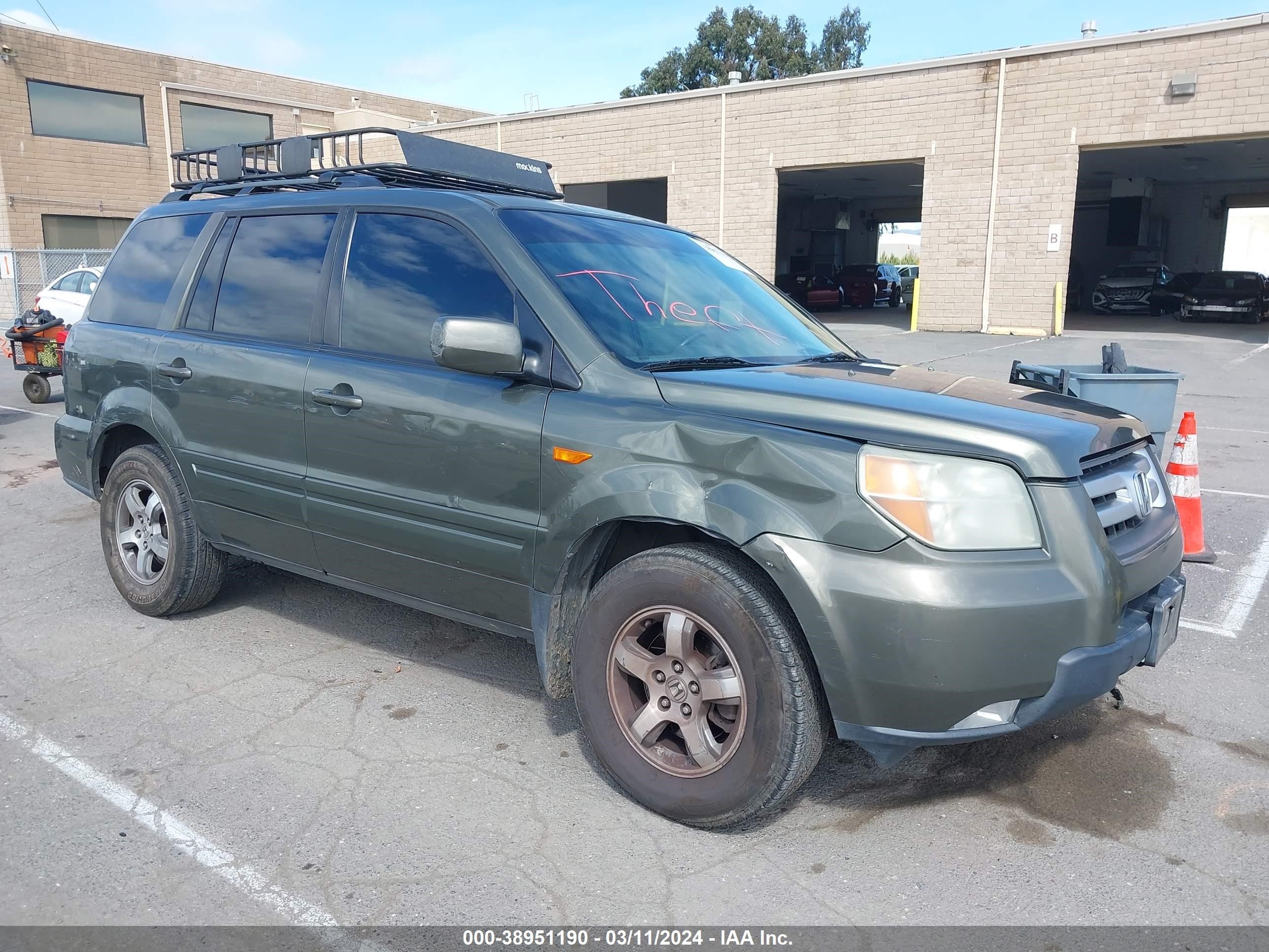 HONDA PILOT 2006 5fnyf285x6b025964