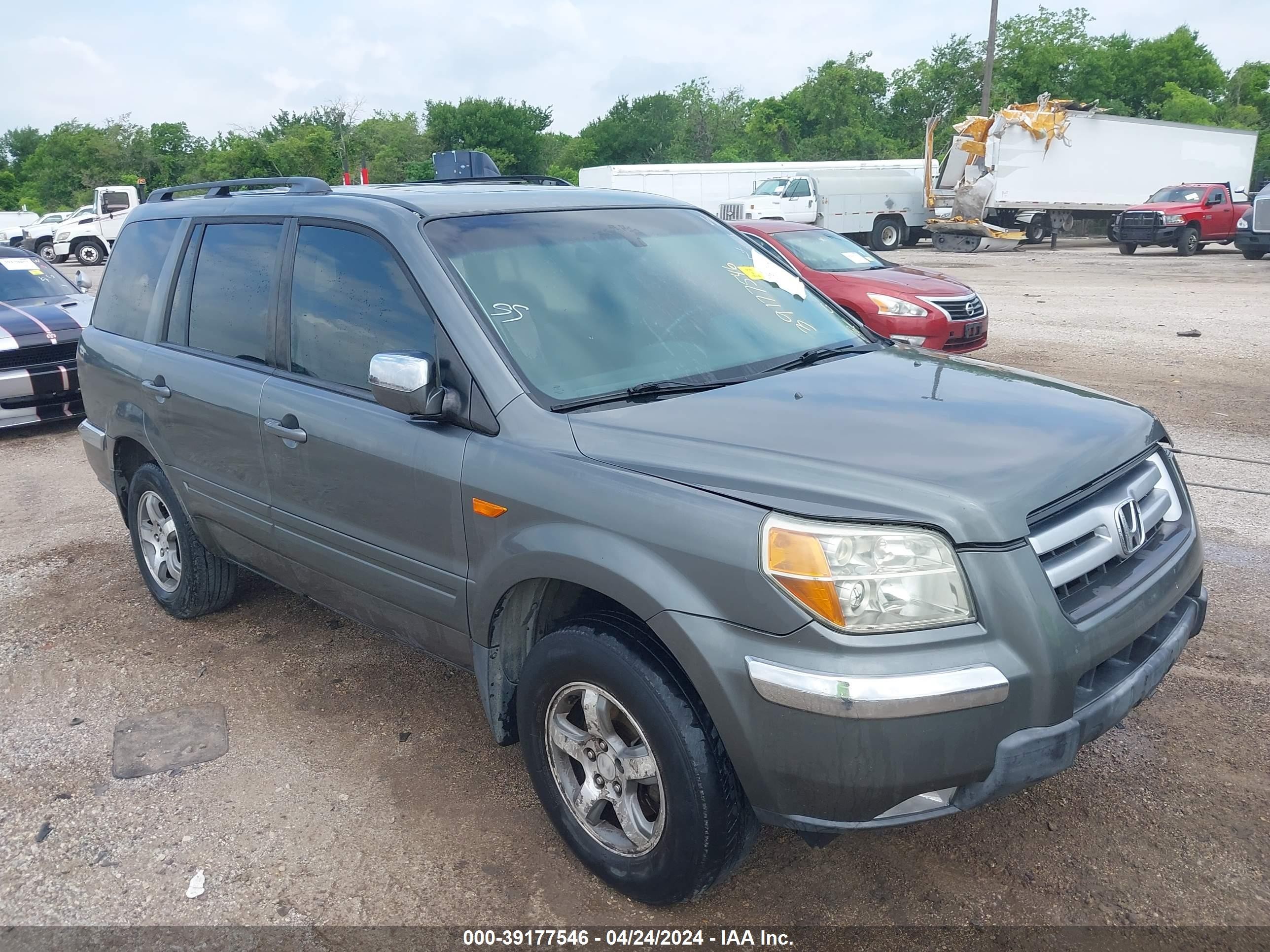 HONDA PILOT 2007 5fnyf285x7b001259