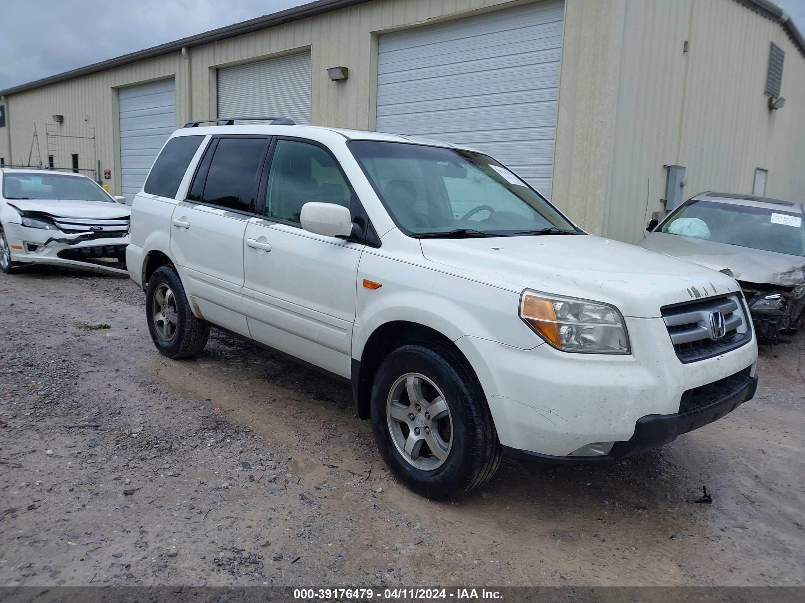 HONDA PILOT 2007 5fnyf285x7b004209