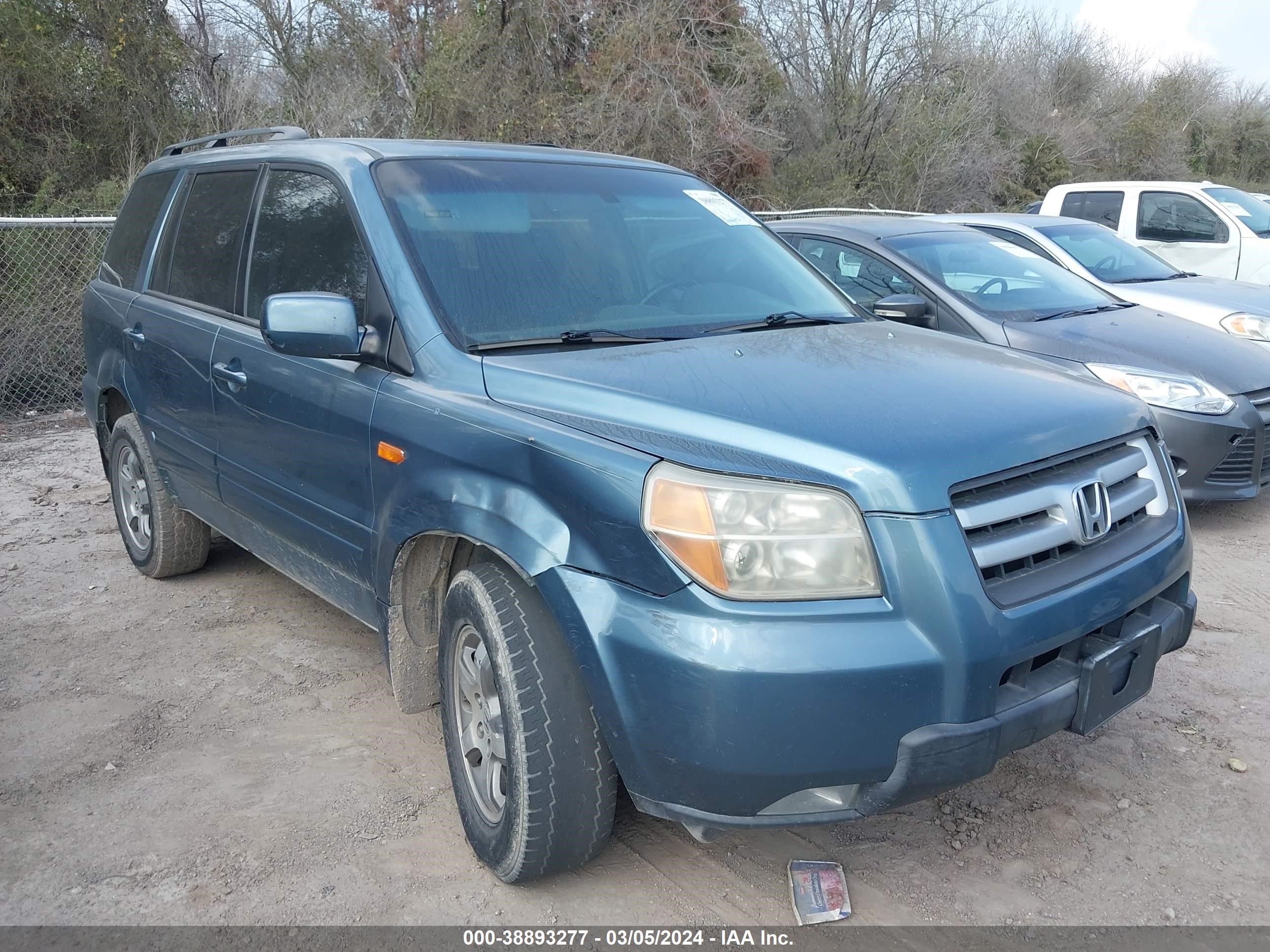 HONDA PILOT 2008 5fnyf285x8b008052