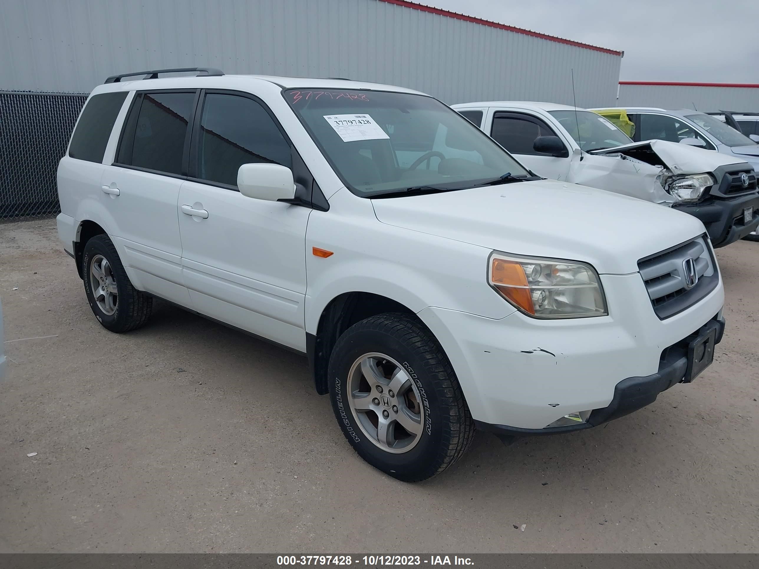 HONDA PILOT 2008 5fnyf285x8b025188