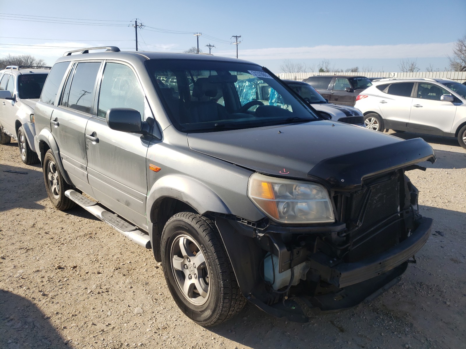 HONDA PILOT EXL 2007 5fnyf28617b004902