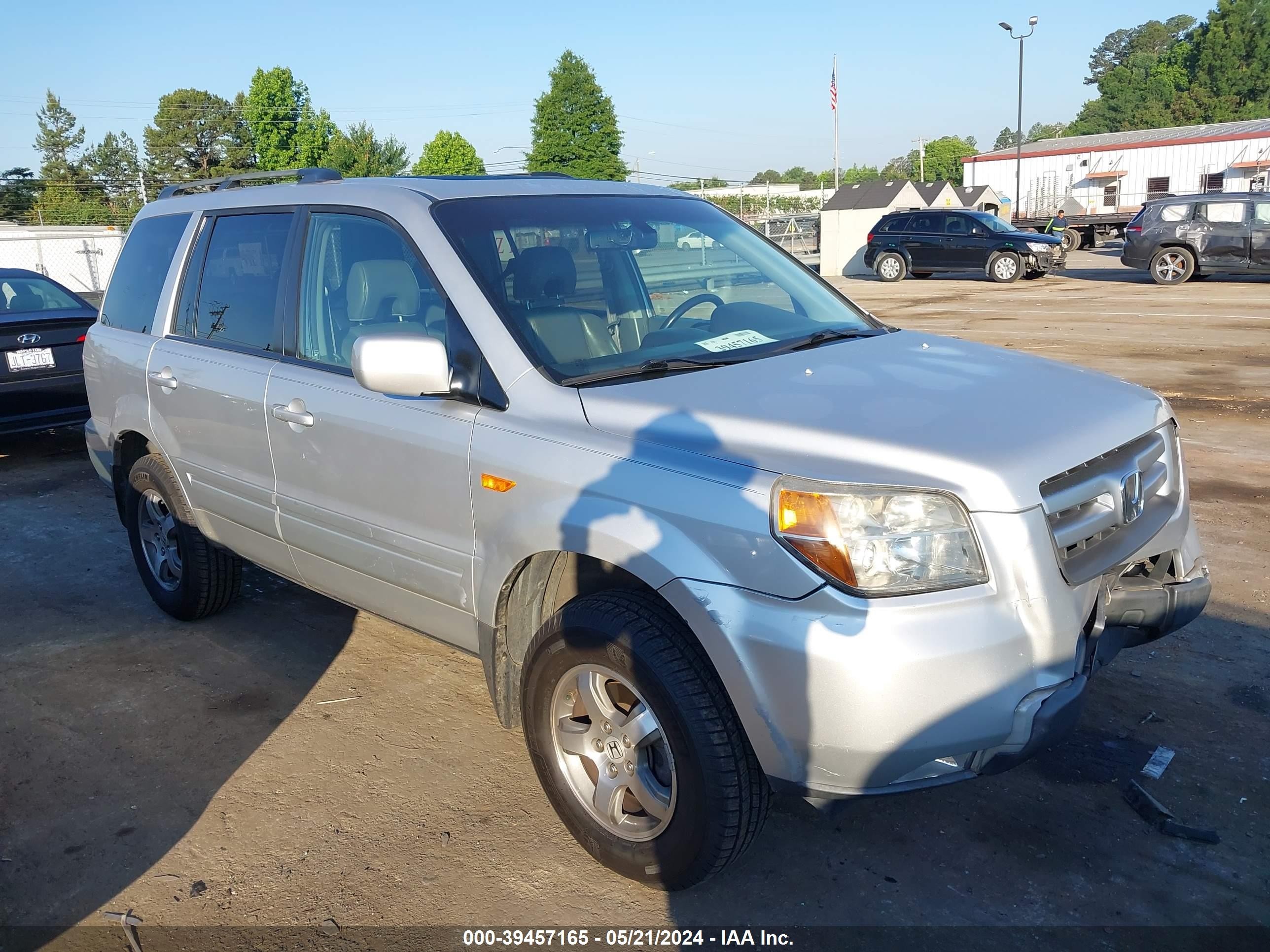 HONDA PILOT 2007 5fnyf28617b024485