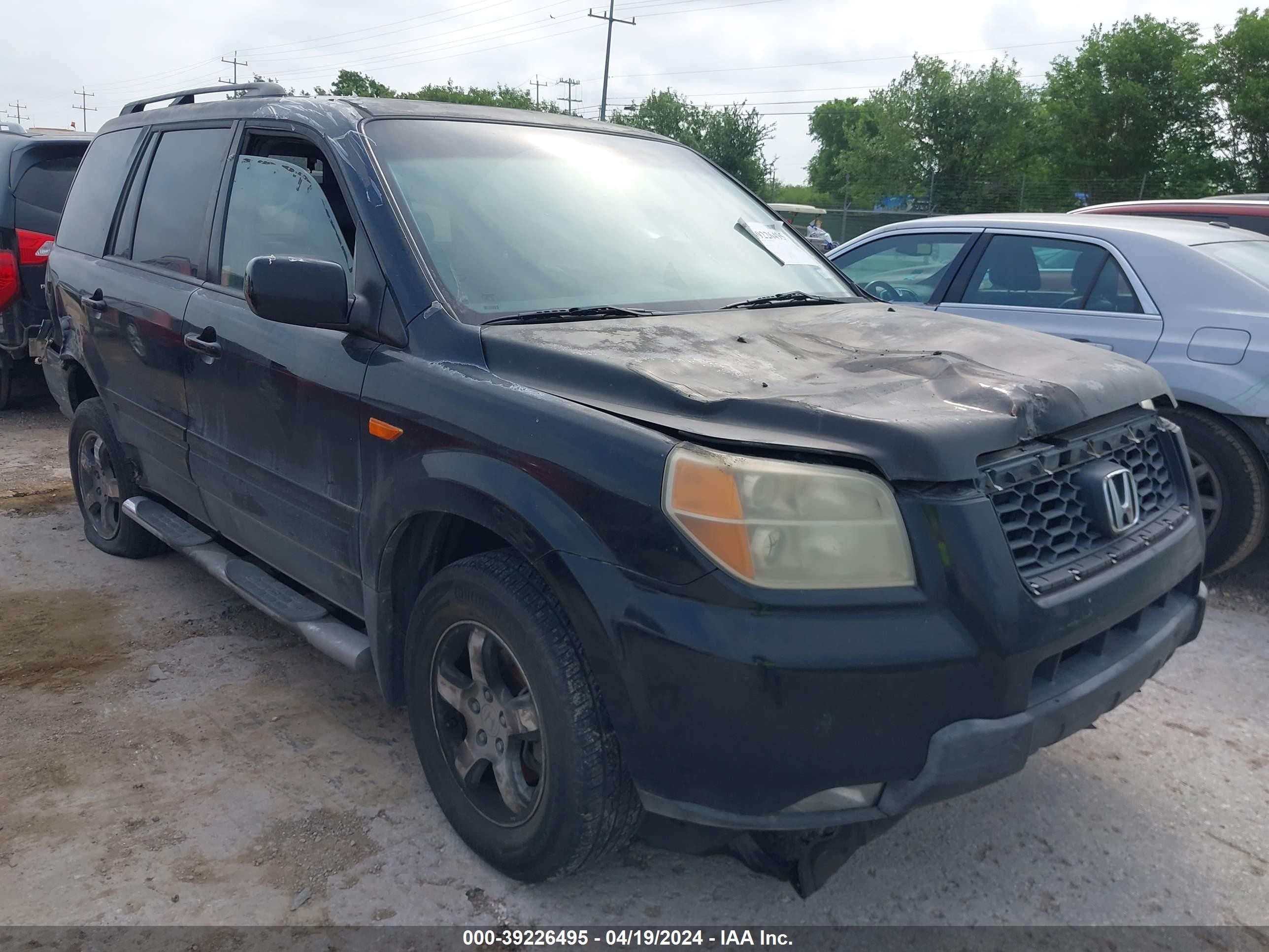 HONDA PILOT 2007 5fnyf28737b044732