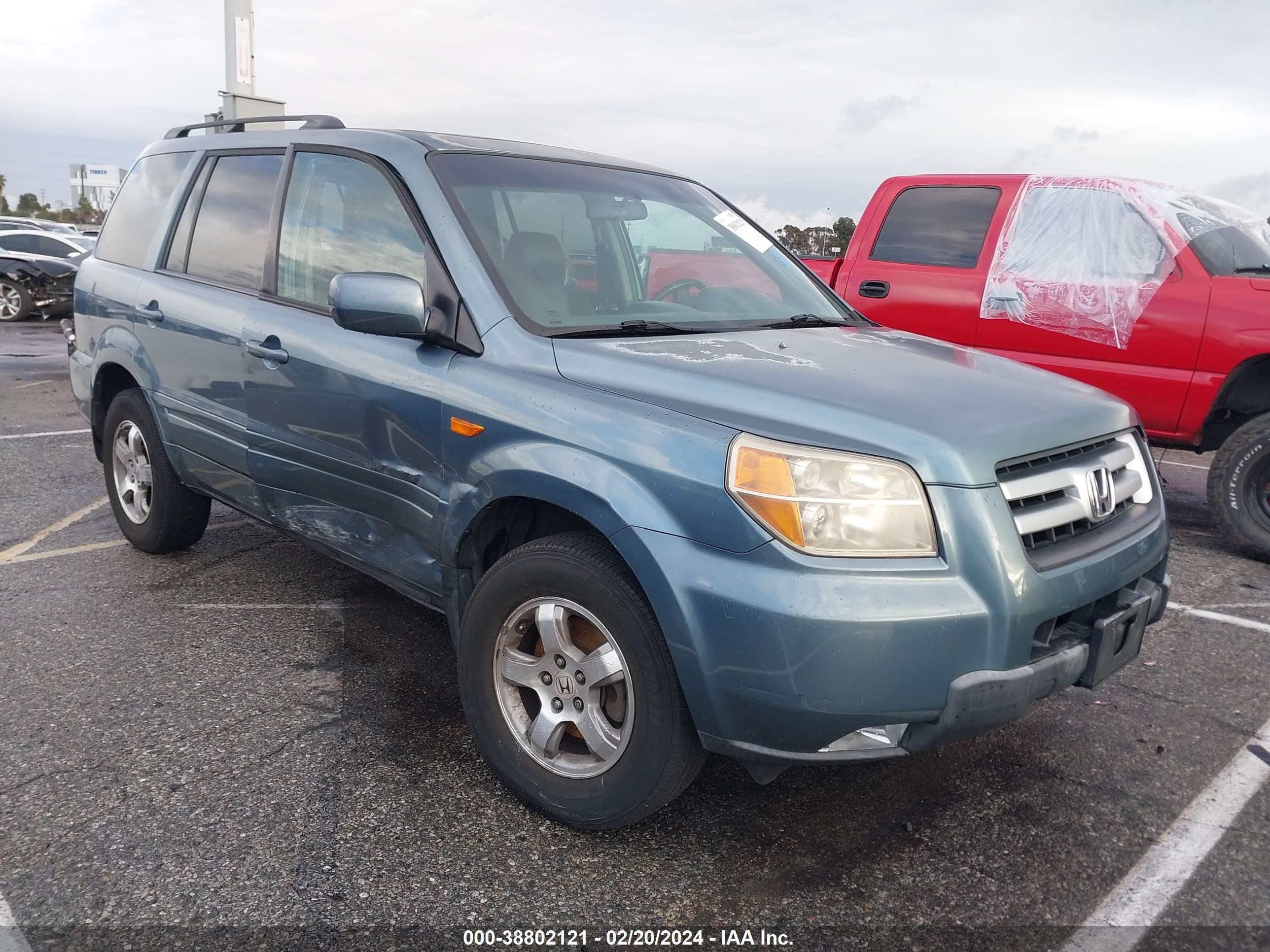 HONDA PILOT 2008 5fnyf28738b020500