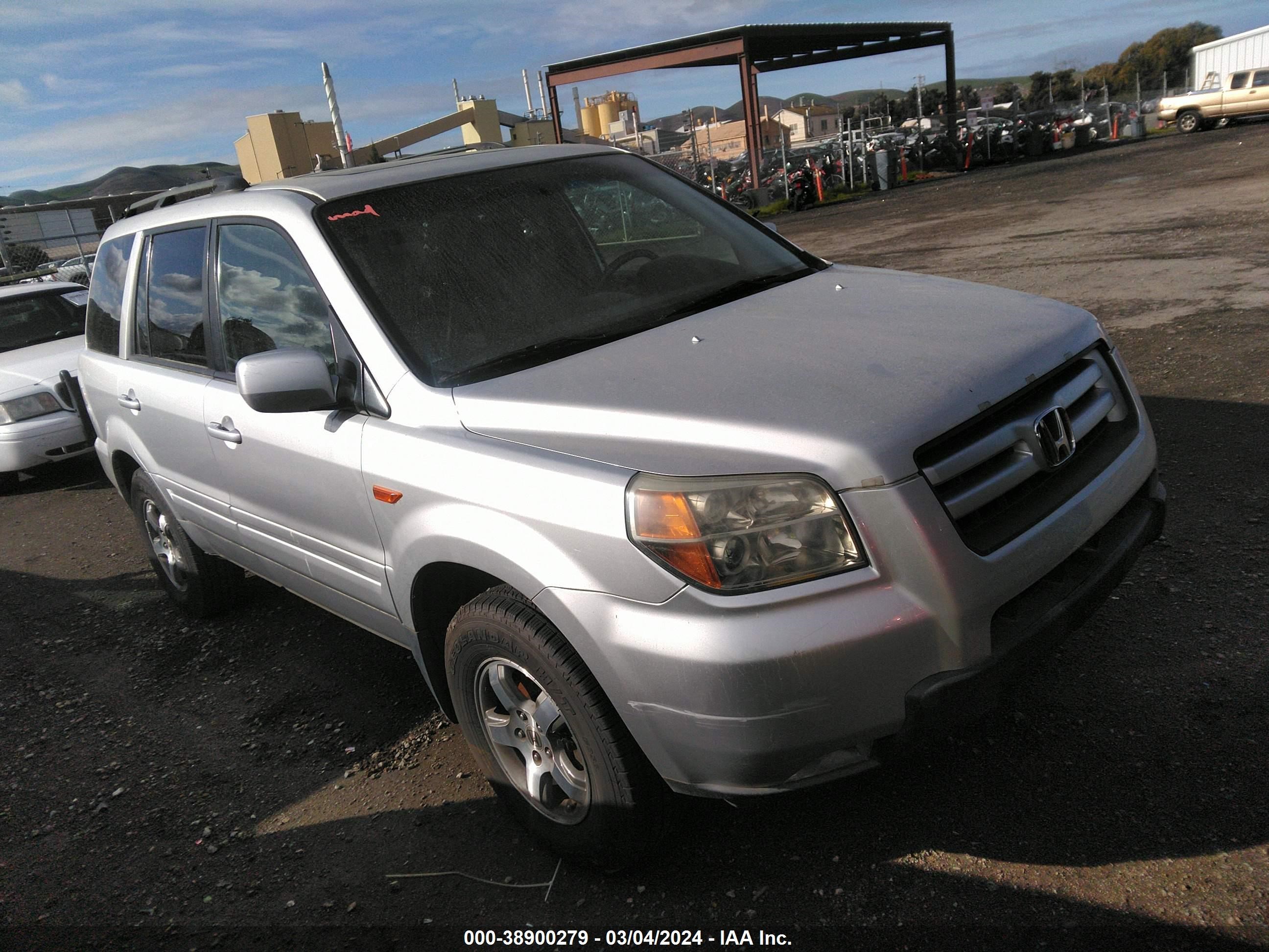 HONDA PILOT 2006 5fnyf28756b023511