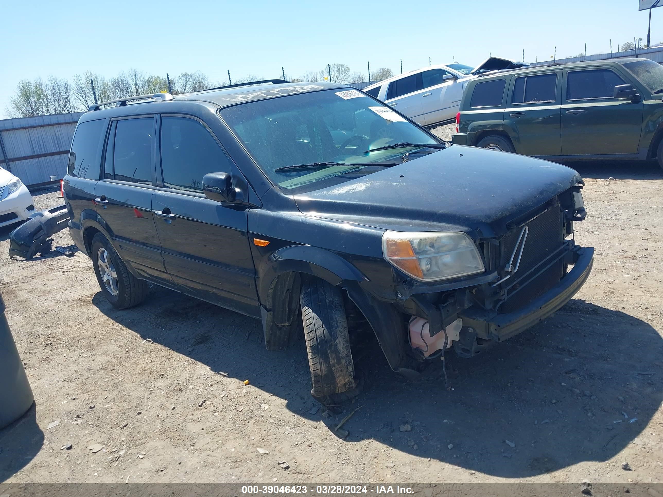 HONDA PILOT 2007 5fnyf28767b047351