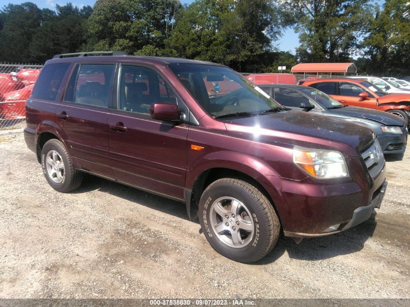 HONDA PILOT 2007 5fnyf28787b005022