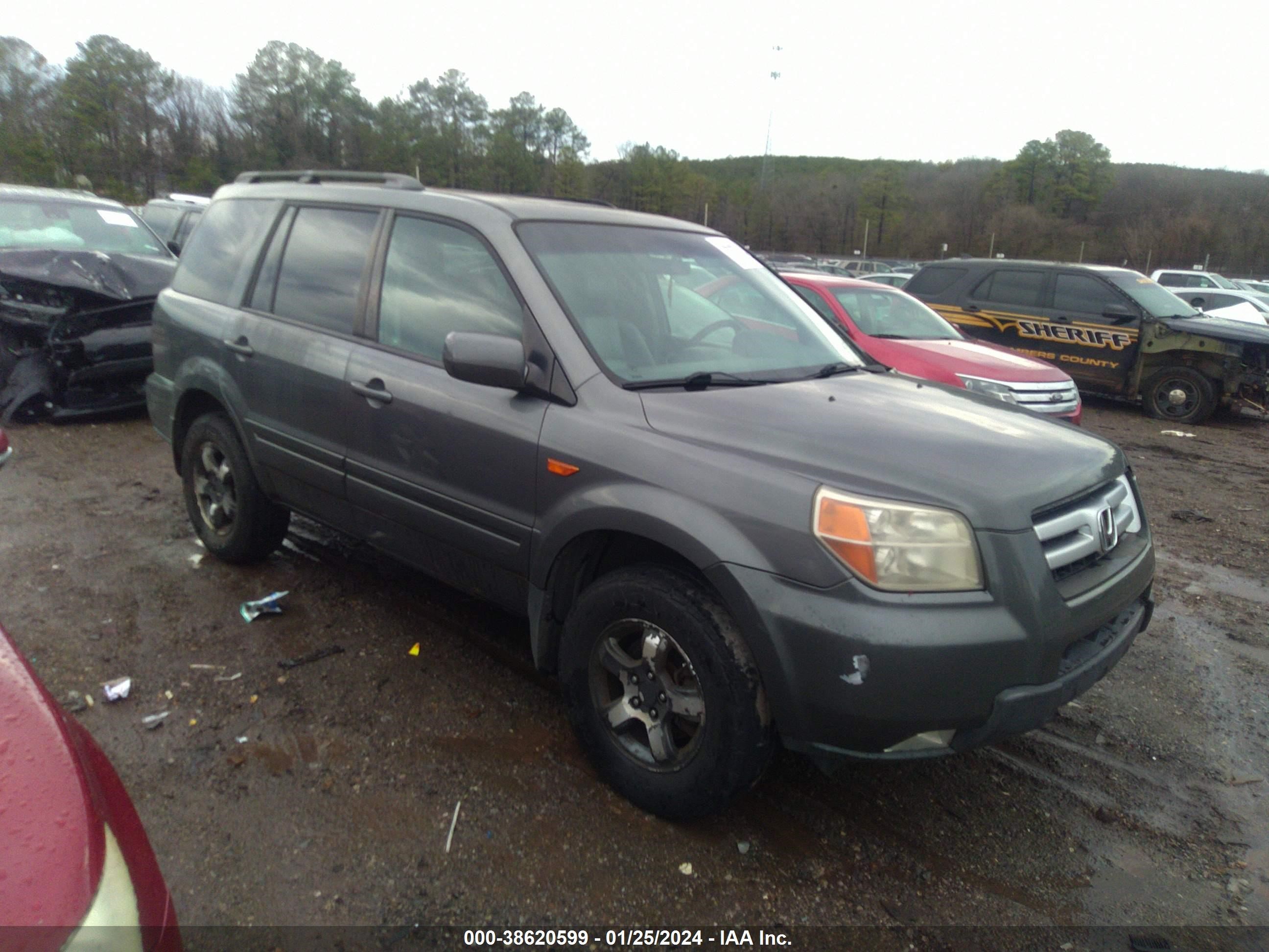 HONDA PILOT 2007 5fnyf28787b012441