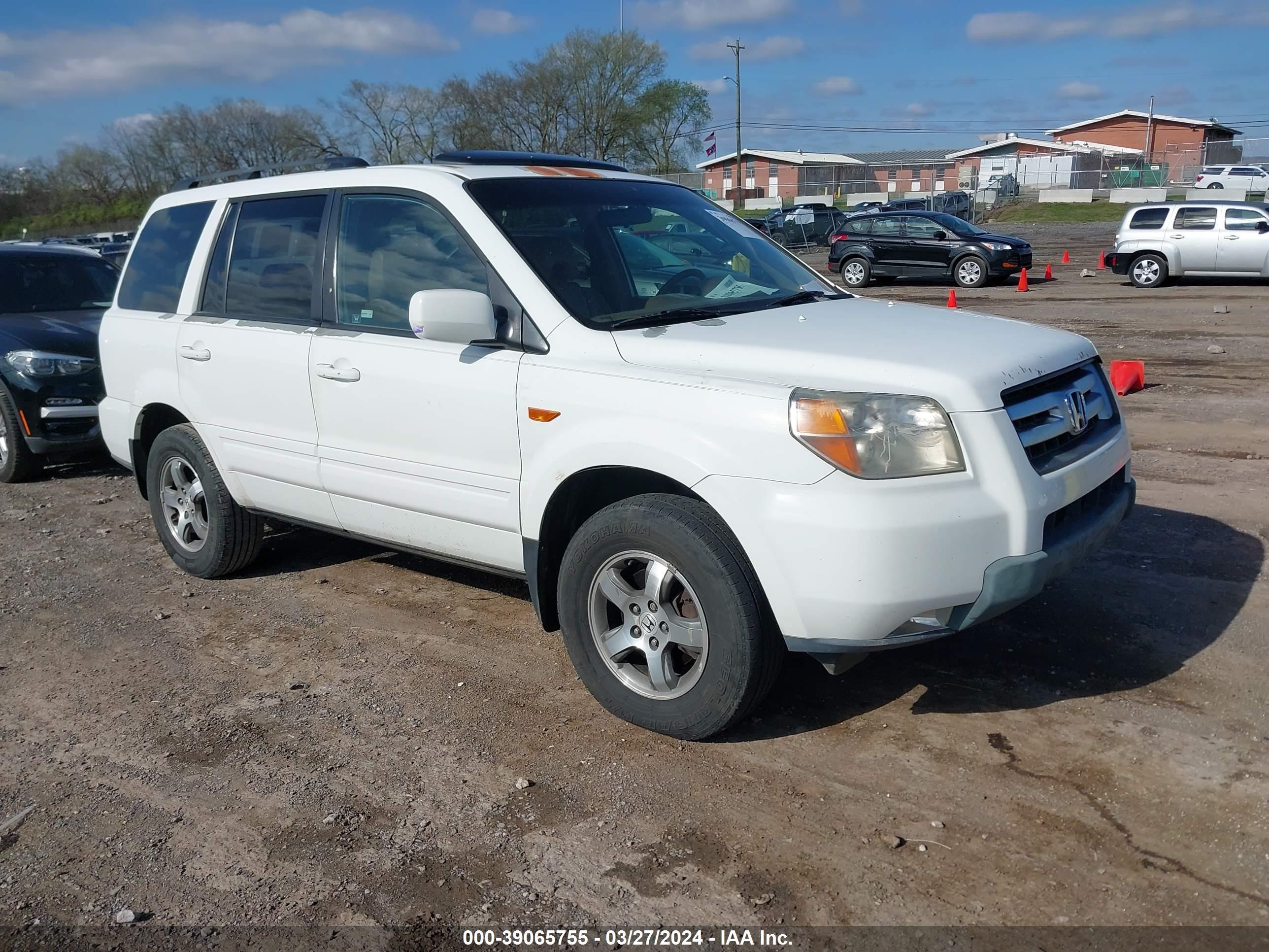 HONDA PILOT 2008 5fnyf28788b027443