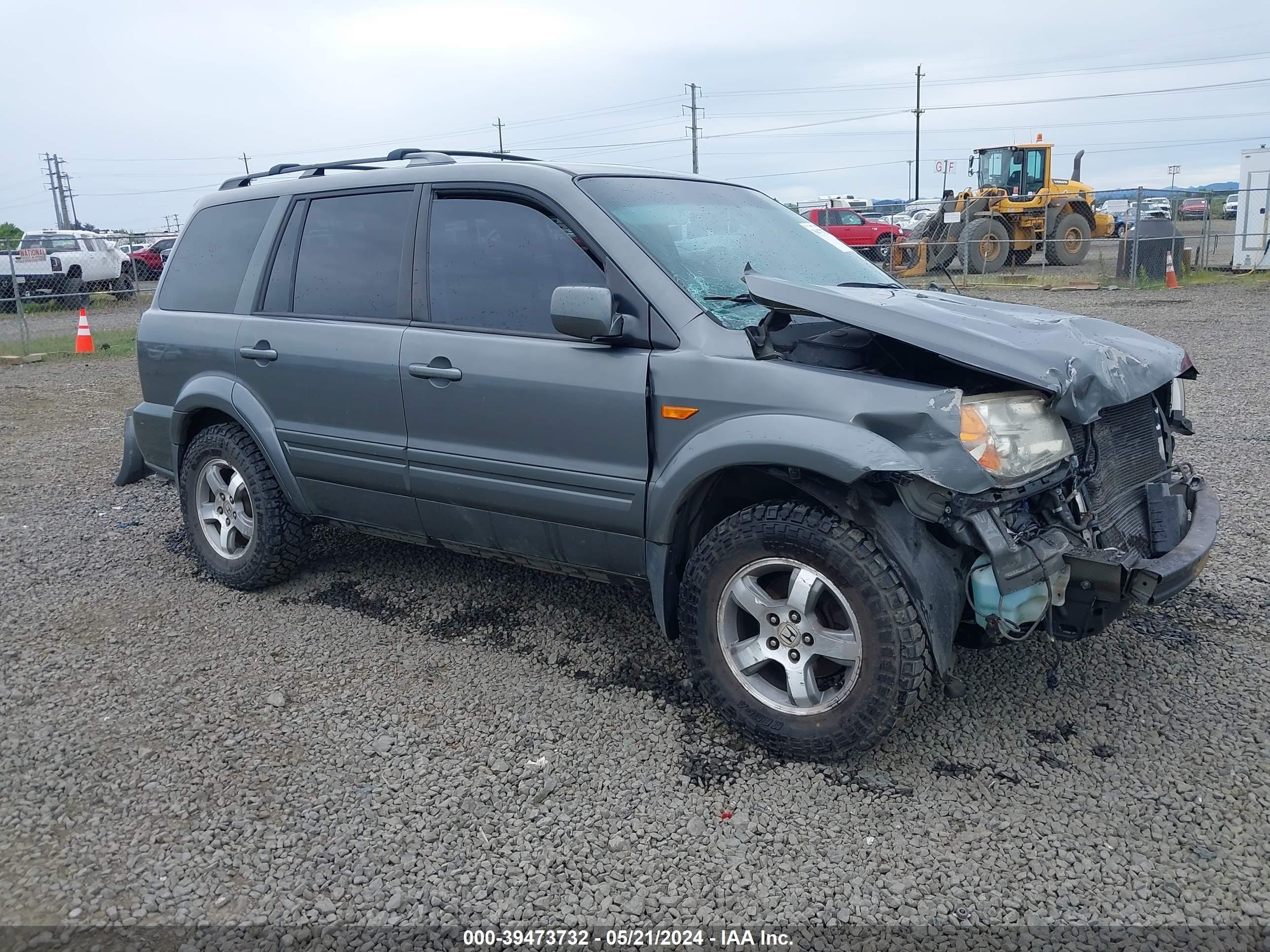 HONDA PILOT 2007 5fnyf287x7b010545