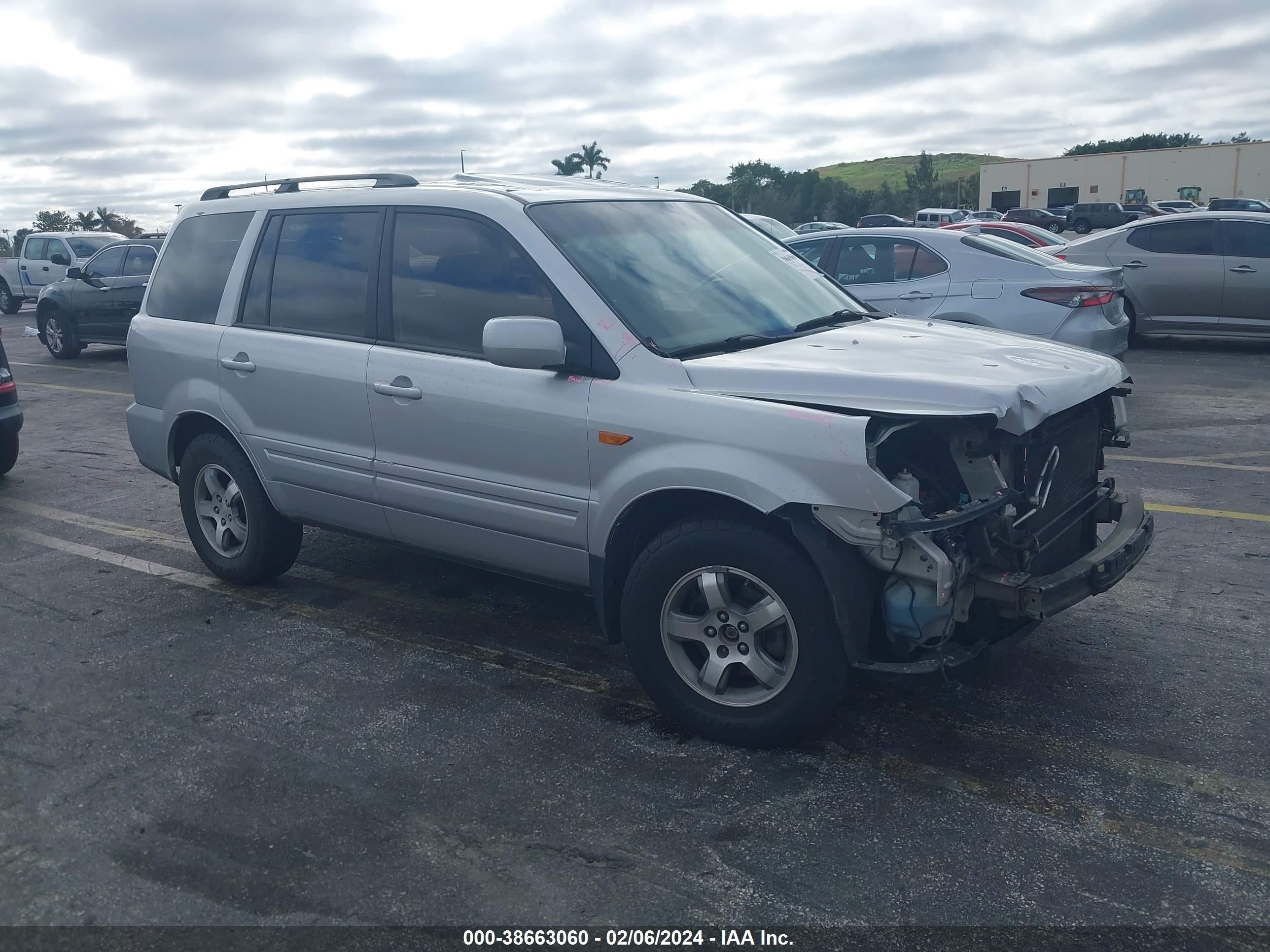 HONDA PILOT 2008 5fnyf287x8b014578