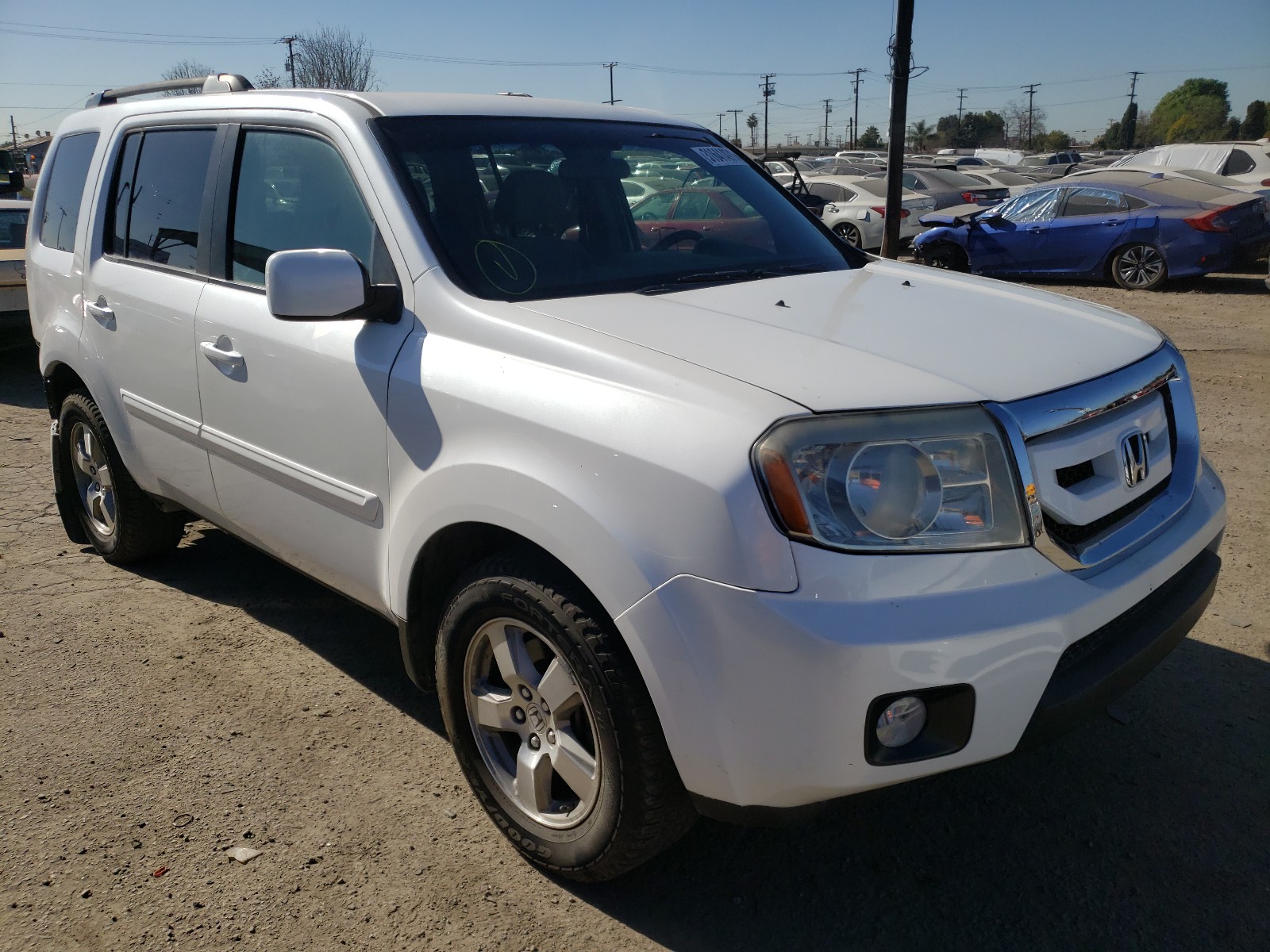 HONDA PILOT EX 2009 5fnyf38459b001279