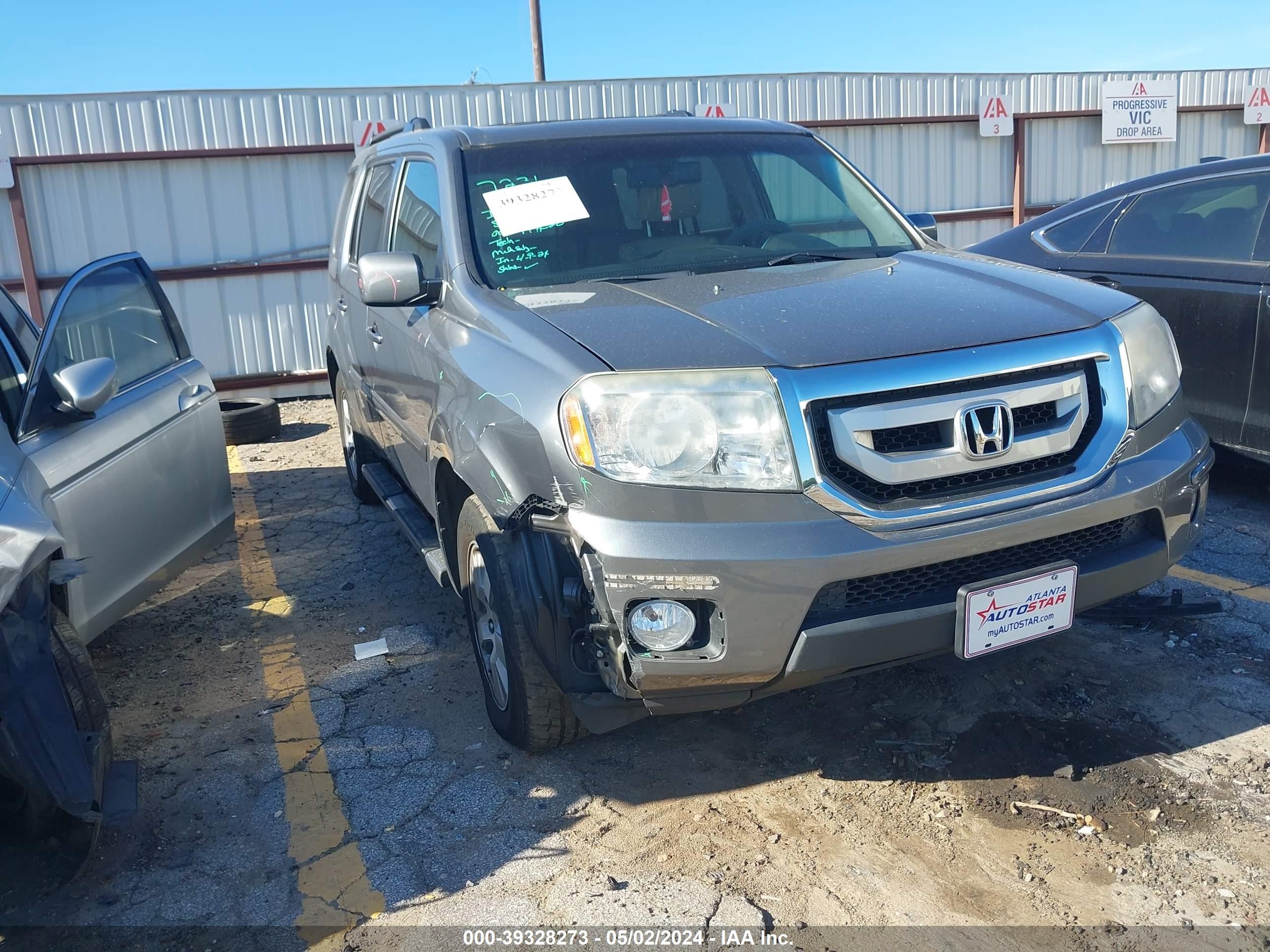 HONDA PILOT 2009 5fnyf38539b013889