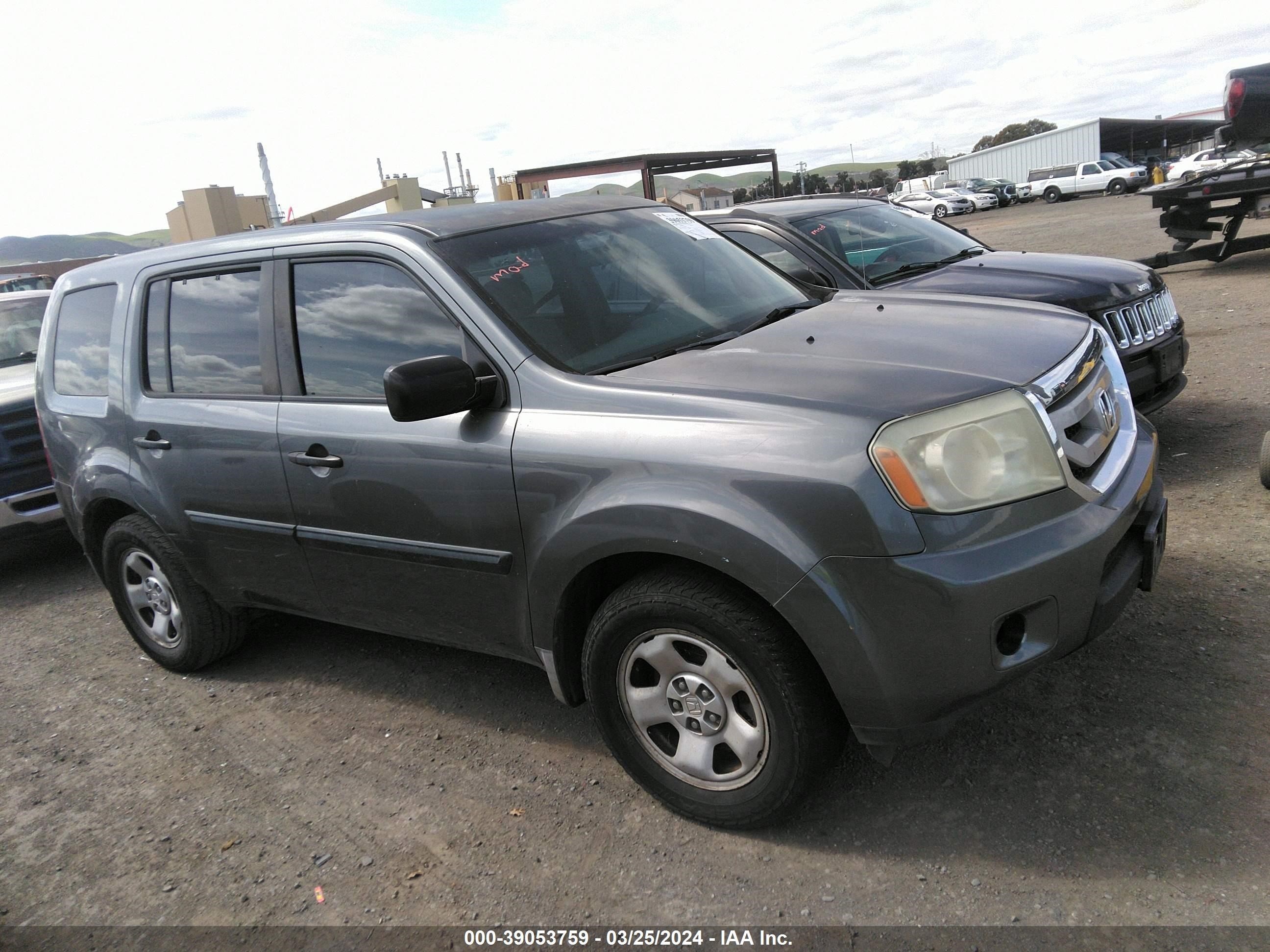 HONDA PILOT 2010 5fnyf3h20ab012080